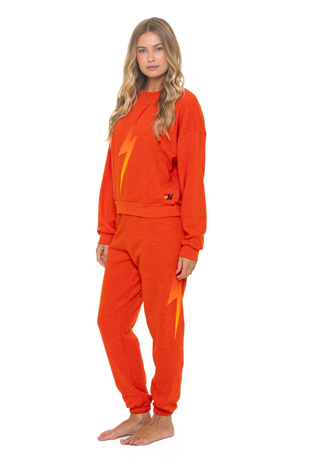 BOLT FADE SWEATPANTS - VINTAGE ORANGE // RED // YELLOW