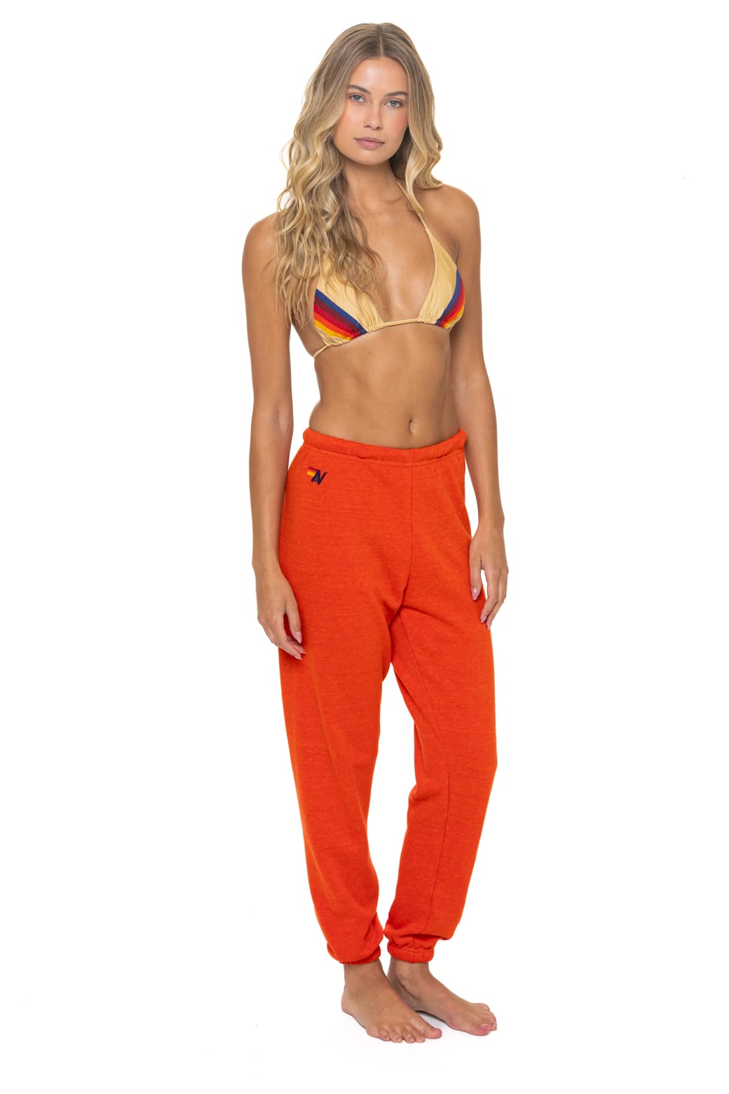 BOLT FADE SWEATPANTS - VINTAGE ORANGE // RED // YELLOW