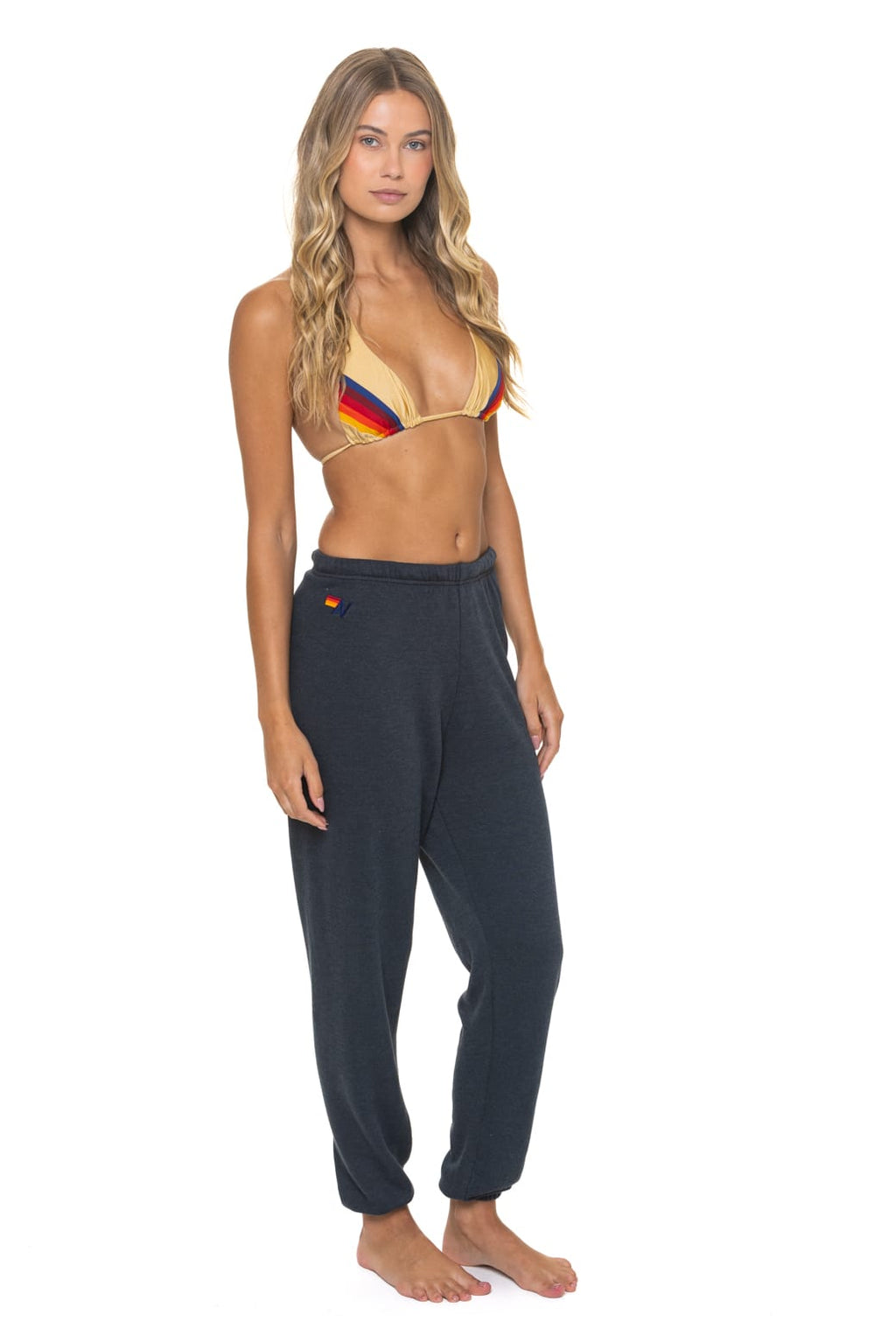 BOLT FADE SWEATPANTS - CHARCOAL // PINK // PURPLE