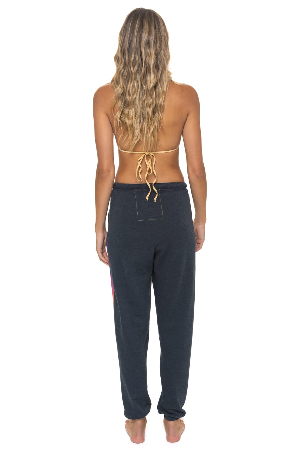 BOLT FADE SWEATPANTS - CHARCOAL // PINK // PURPLE