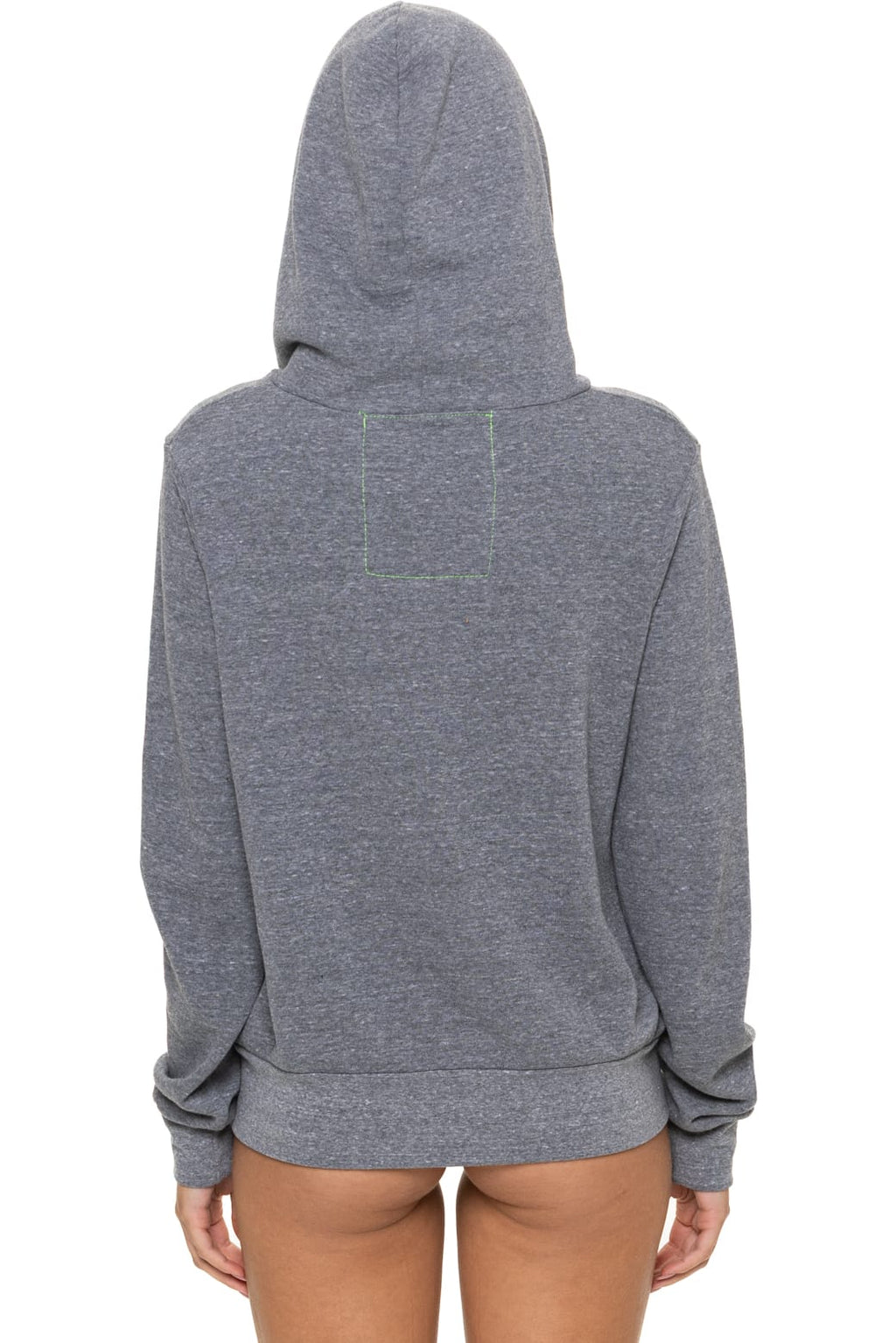 5 STRIPE HOODIE - HEATHER GREY