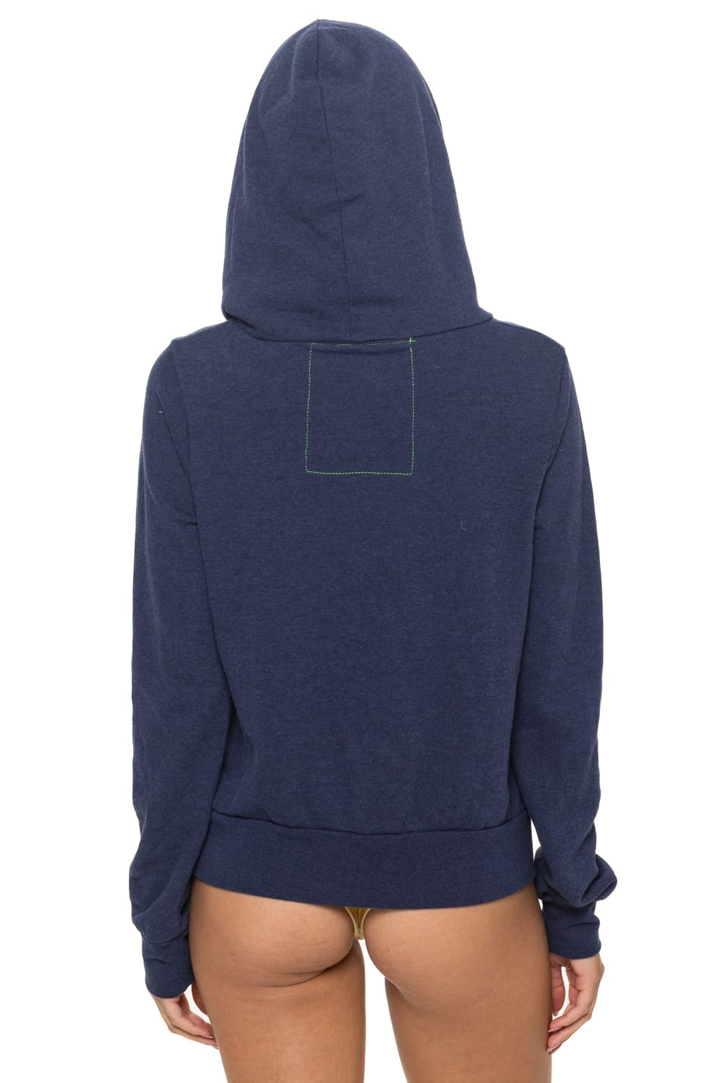 5 STRIPE HOODIE - NAVY
