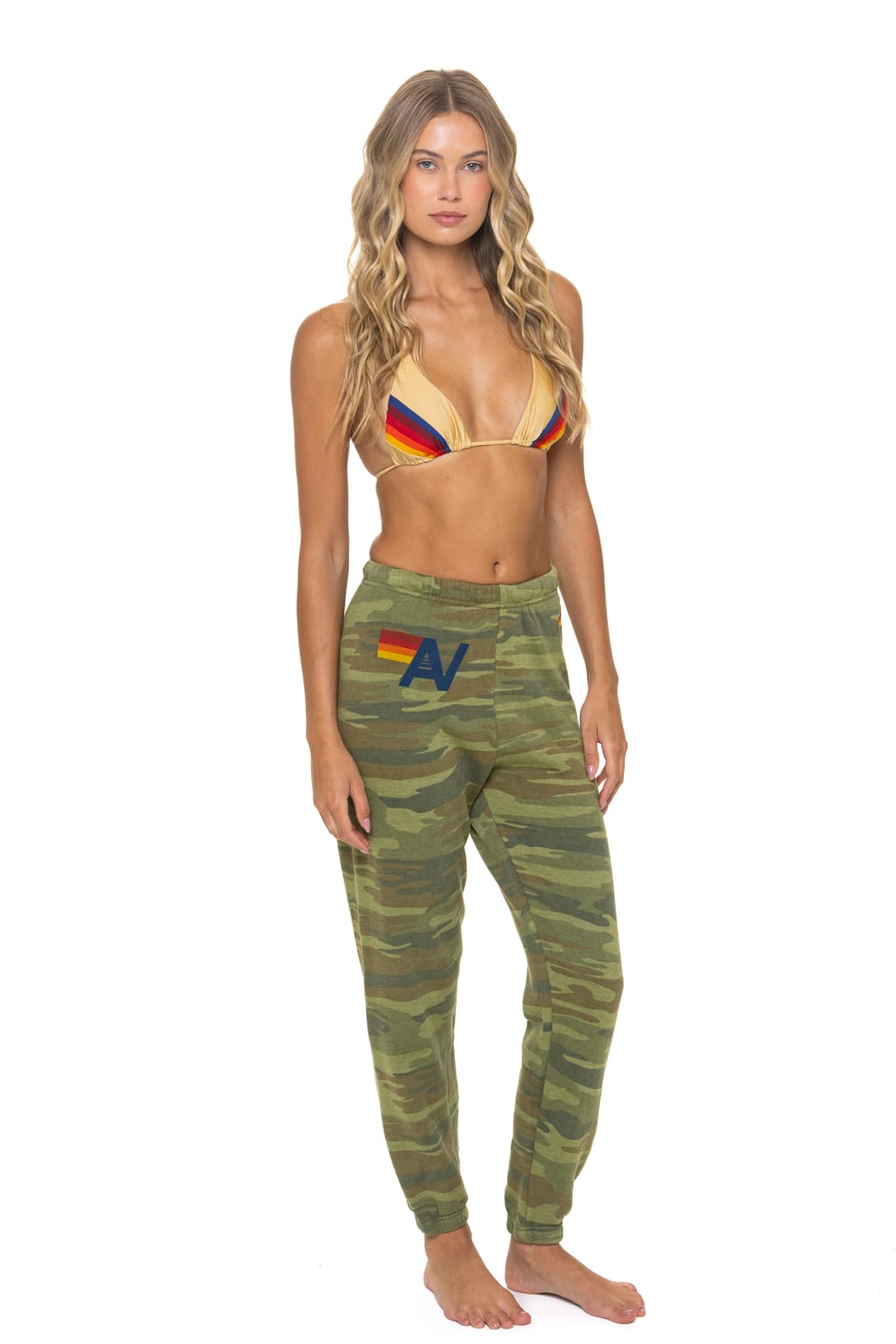 LOGO SWEATPANTS - CAMO