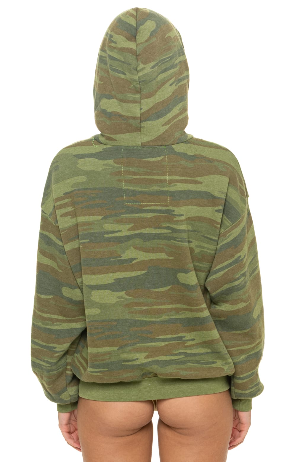 LOGO PULLOVER RELAXED HOODIE - CAMO