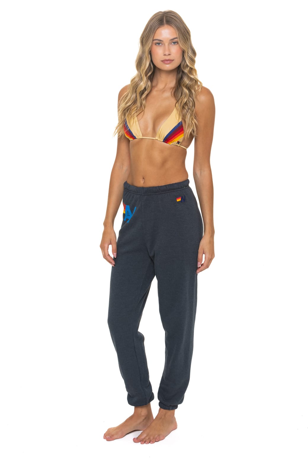 LOGO SWEATPANTS - CHARCOAL