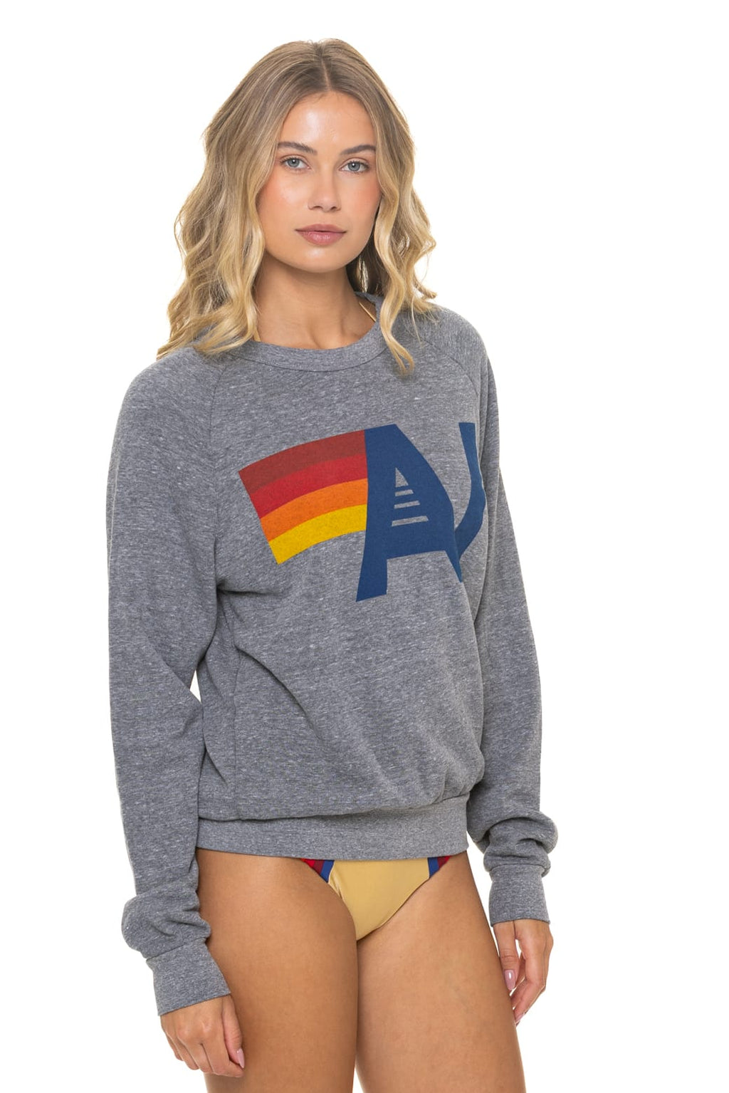 LOGO SWEATSHIRT - HEATHER GREY