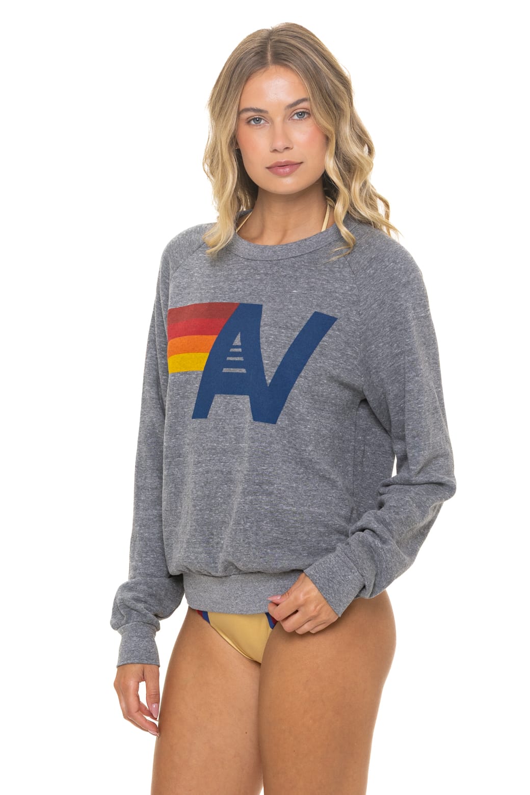 LOGO SWEATSHIRT - HEATHER GREY