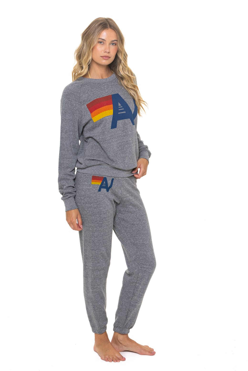 LOGO SWEATSHIRT - HEATHER GREY