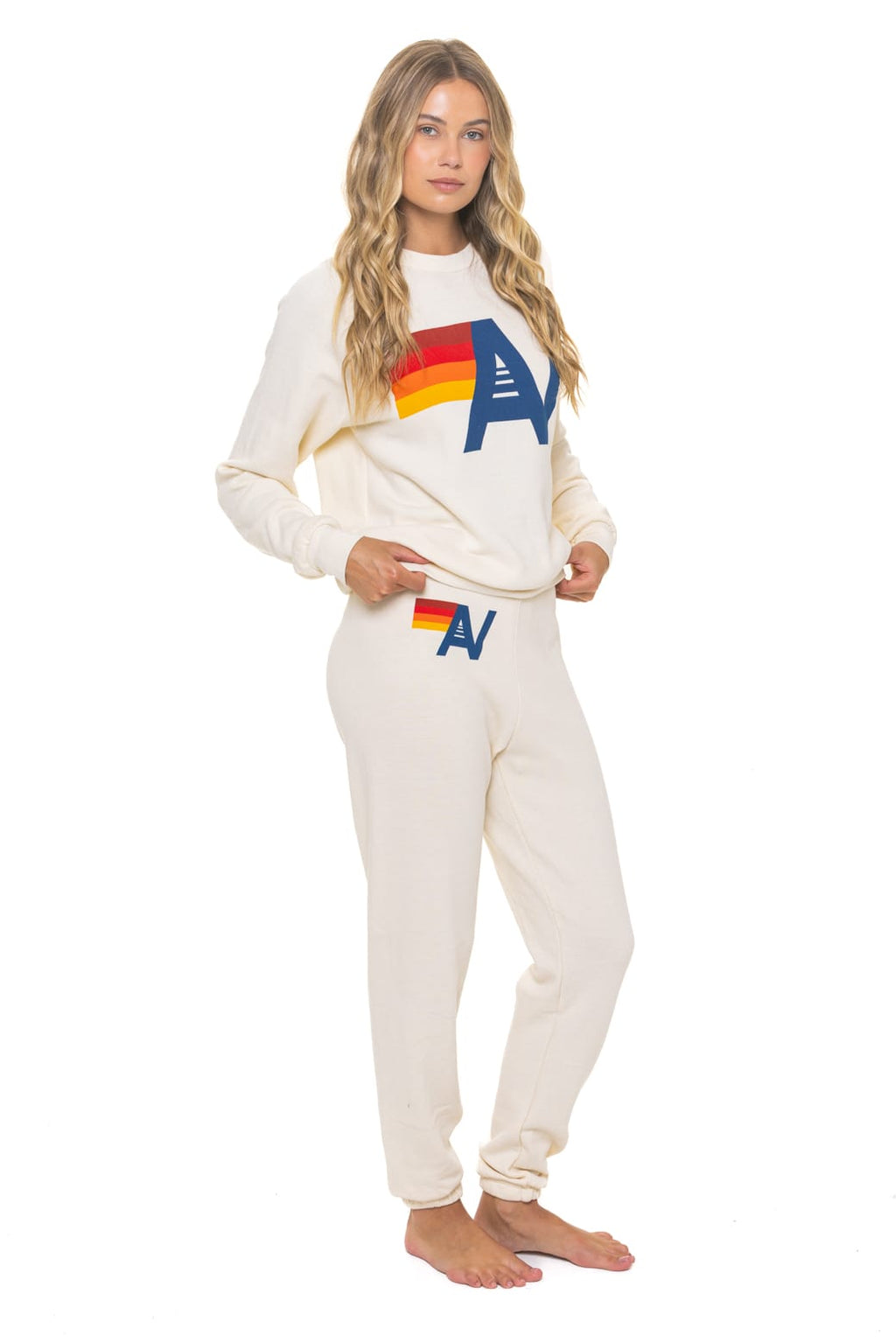 LOGO SWEATSHIRT - VINTAGE WHITE