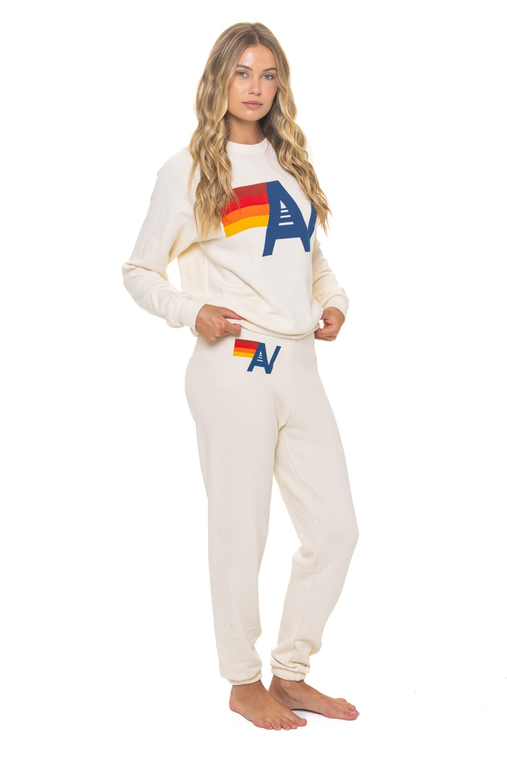 LOGO SWEATSHIRT - VINTAGE WHITE