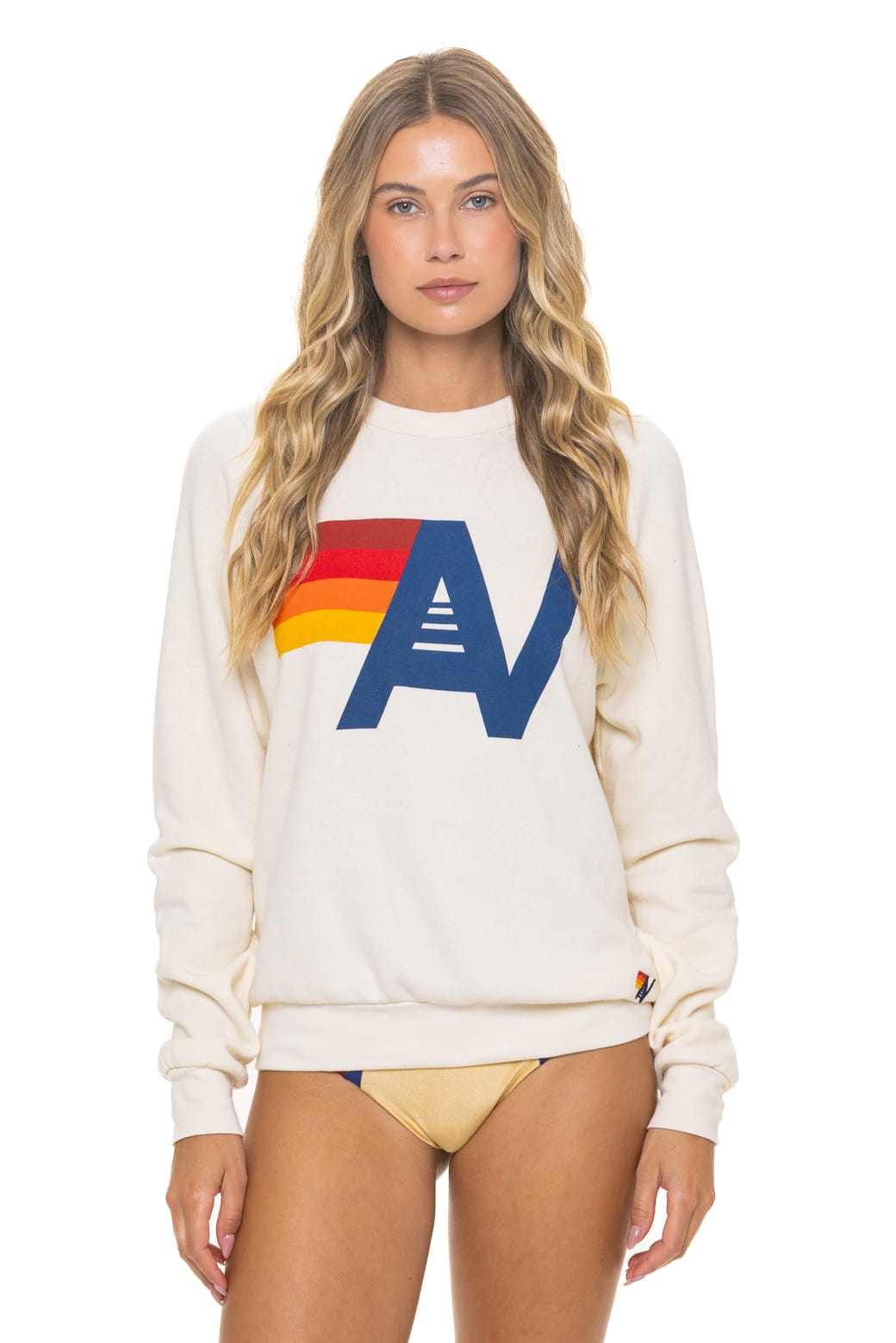 LOGO SWEATSHIRT - VINTAGE WHITE