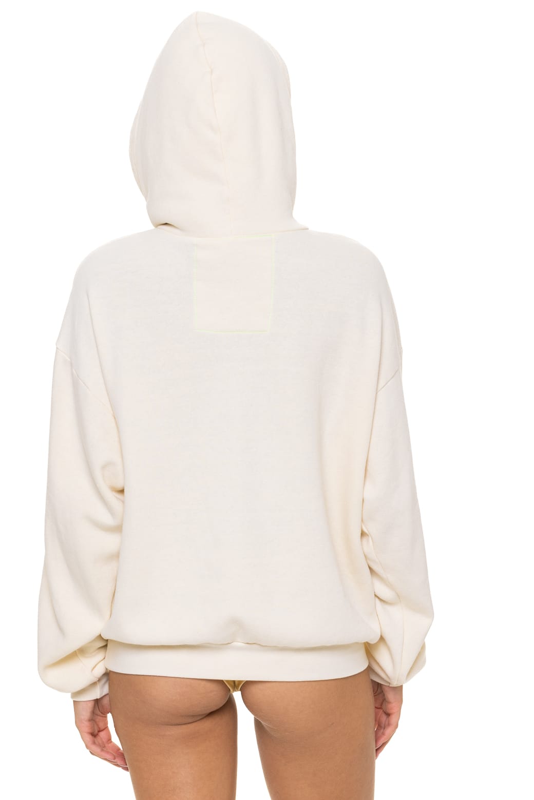 LOGO PULLOVER RELAXED HOODIE - VINTAGE WHITE