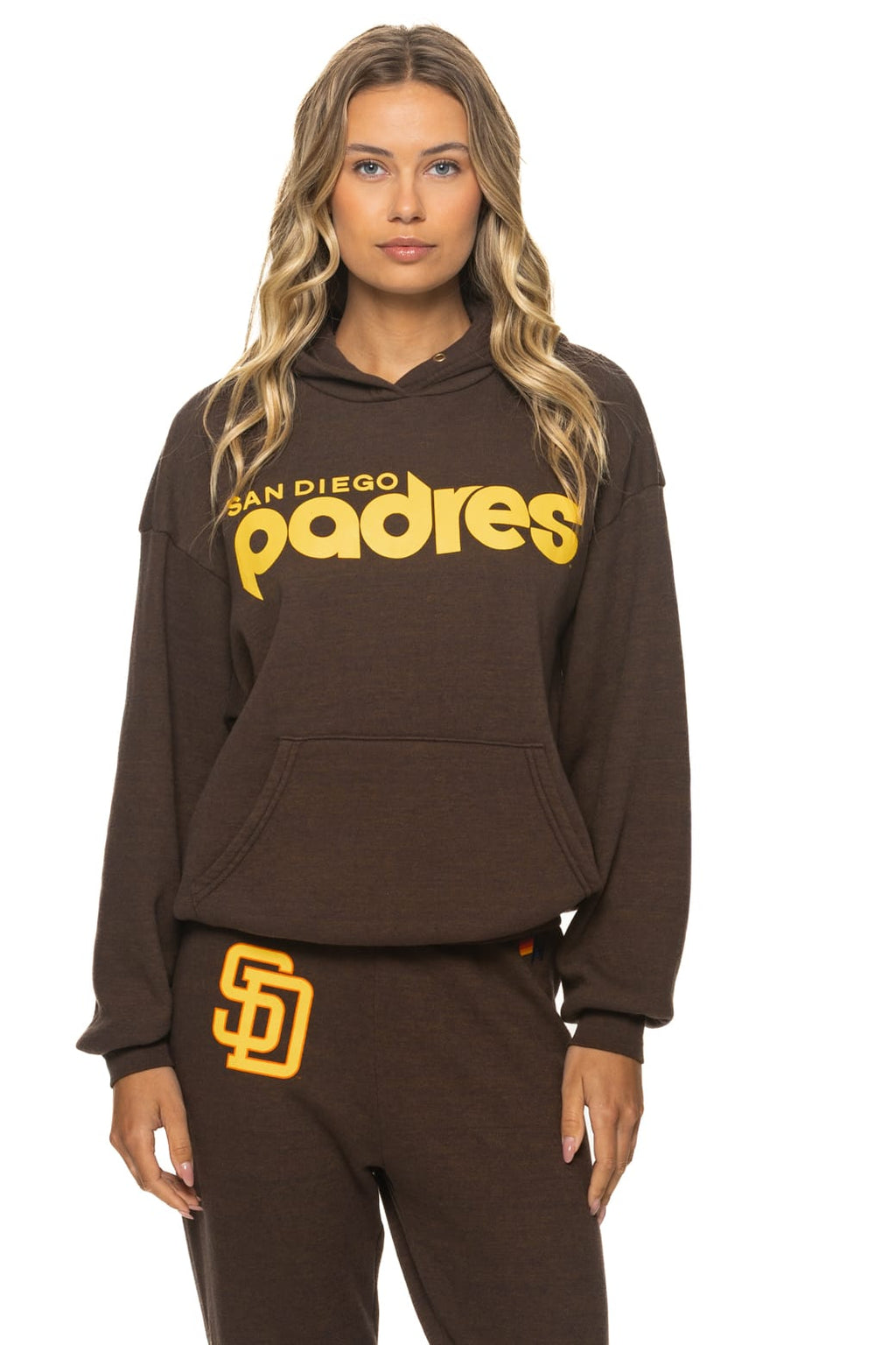 SAN DIEGO PADRES 2026 RELAXED PULLOVER HOODIE - BROWN