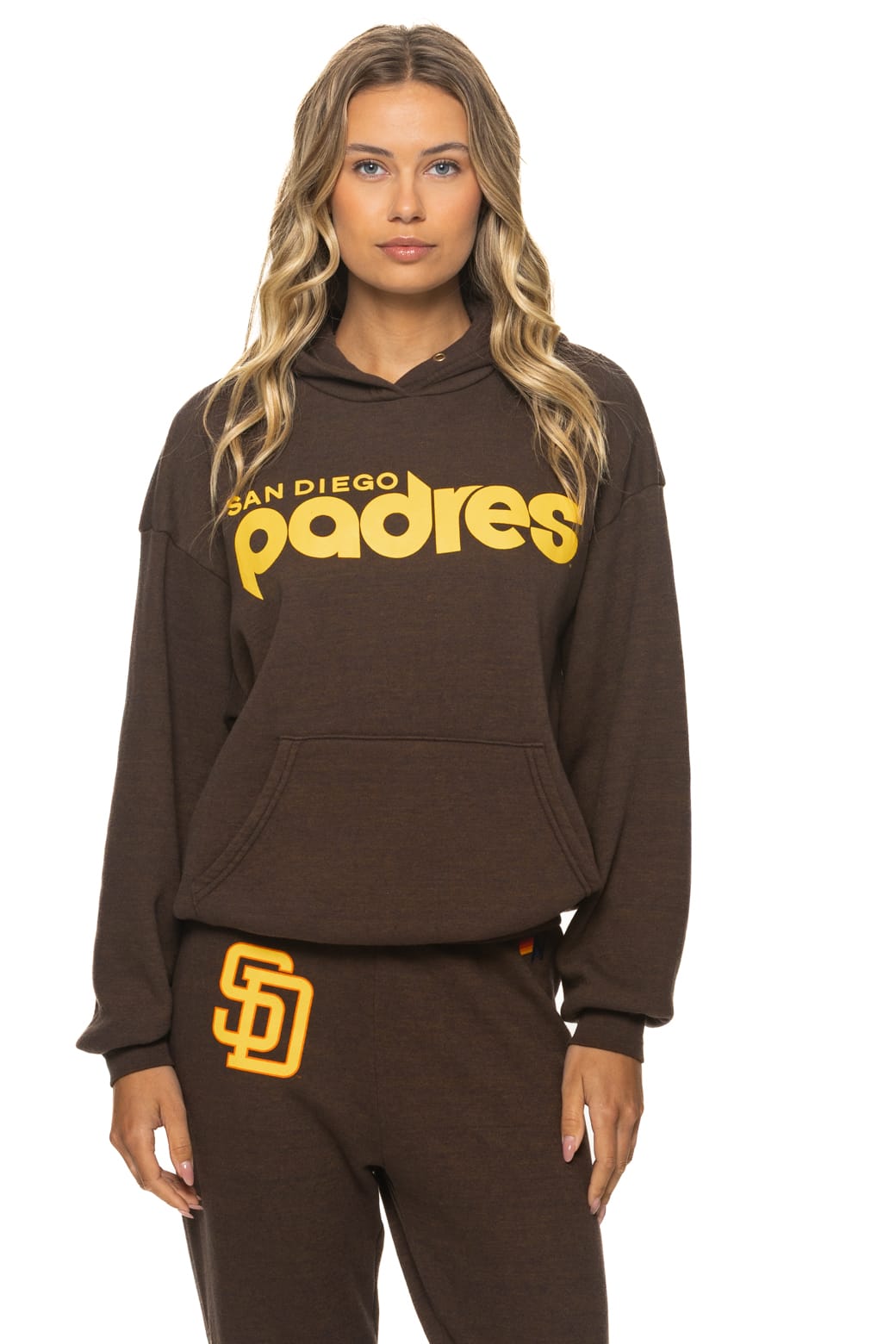 SAN DIEGO PADRES 2026 RELAXED PULLOVER HOODIE - BROWN