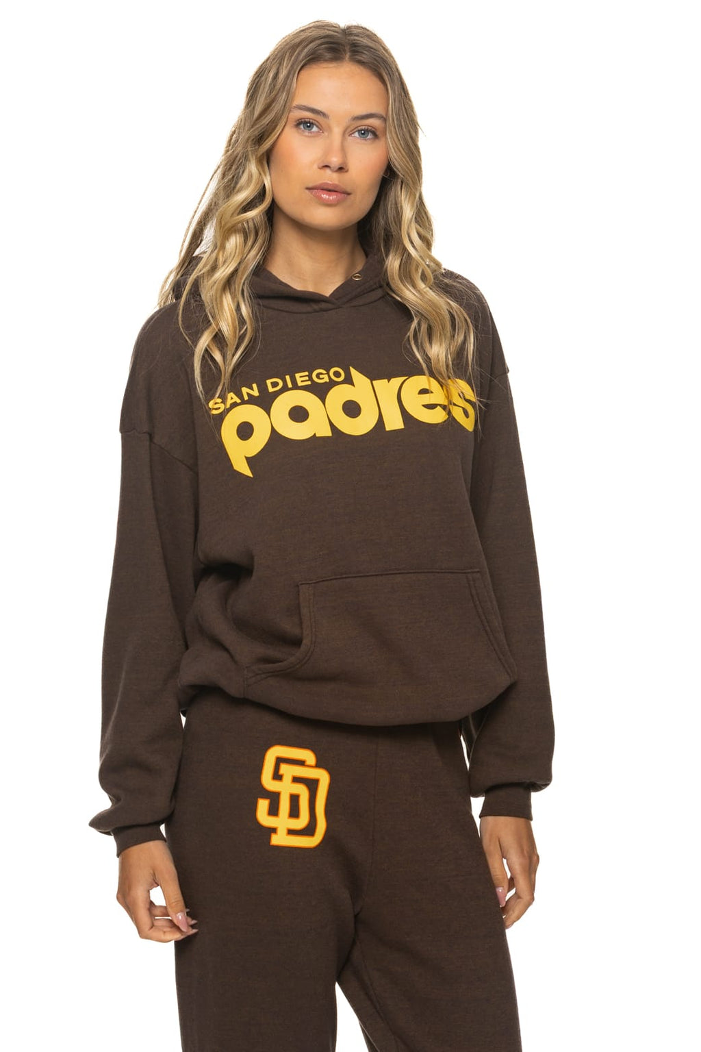SAN DIEGO PADRES 2026 RELAXED PULLOVER HOODIE - BROWN