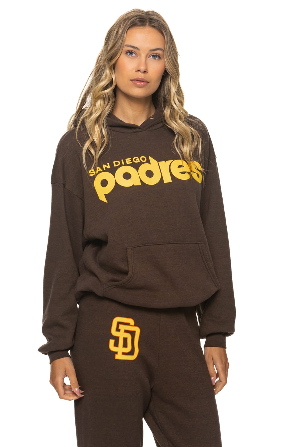 SAN DIEGO PADRES 2026 RELAXED PULLOVER HOODIE - BROWN