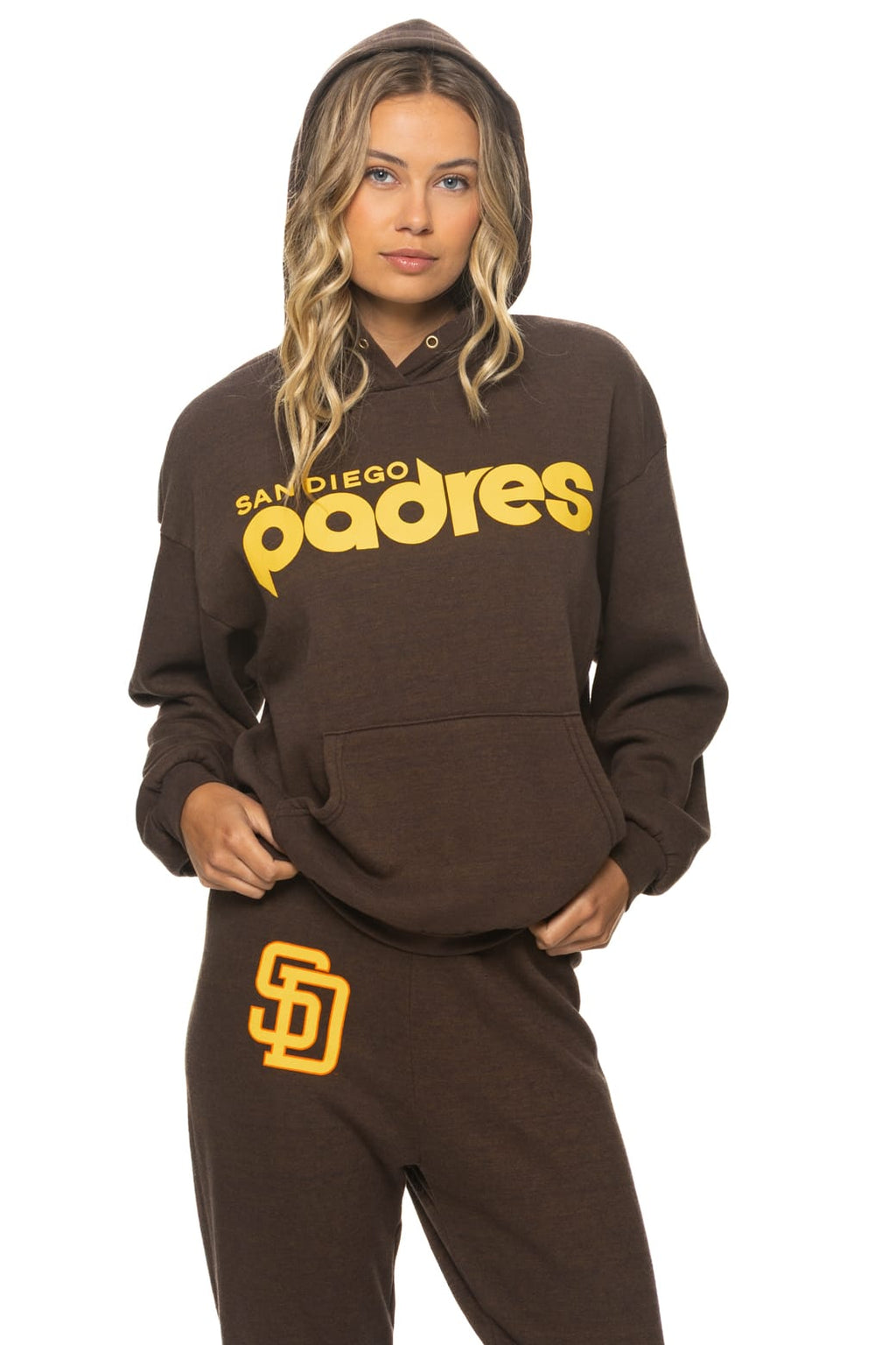 SAN DIEGO PADRES 2026 RELAXED PULLOVER HOODIE - BROWN