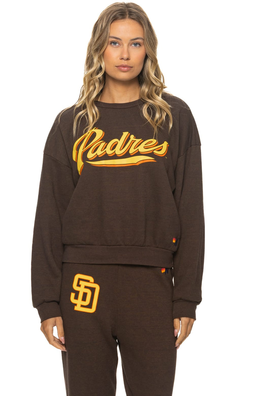 SAN DIEGO PADRES 2026 RELAXED CREW SWEATSHIRT - BROWN