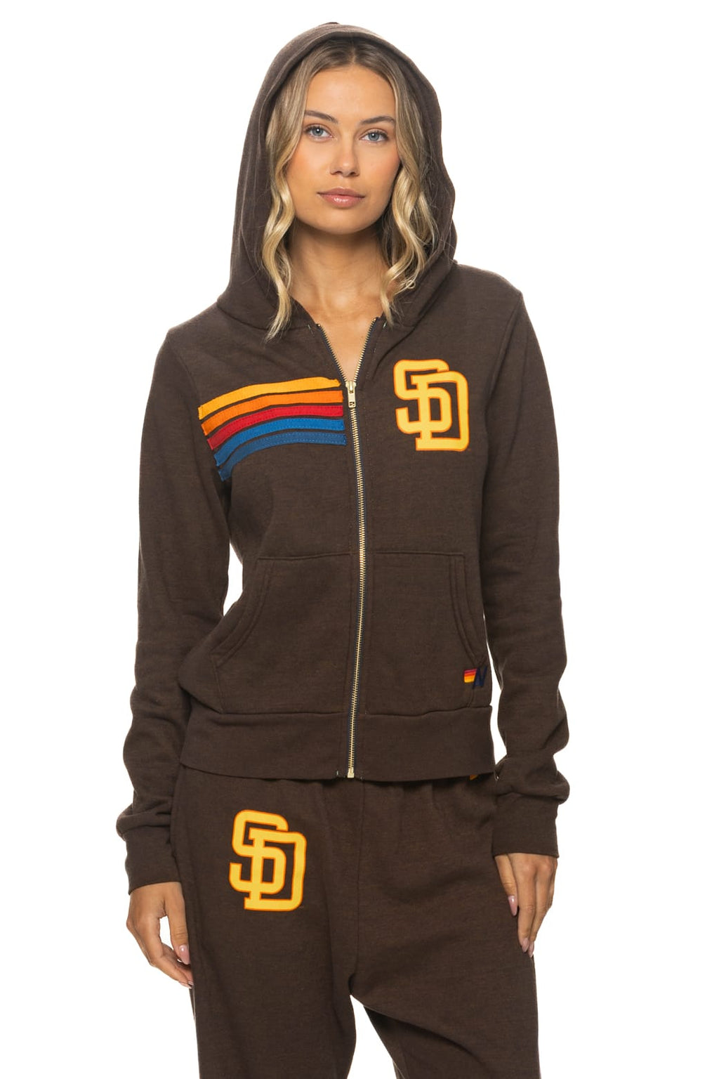 SAN DIEGO PADRES 2026 ZIP HOODIE - BROWN