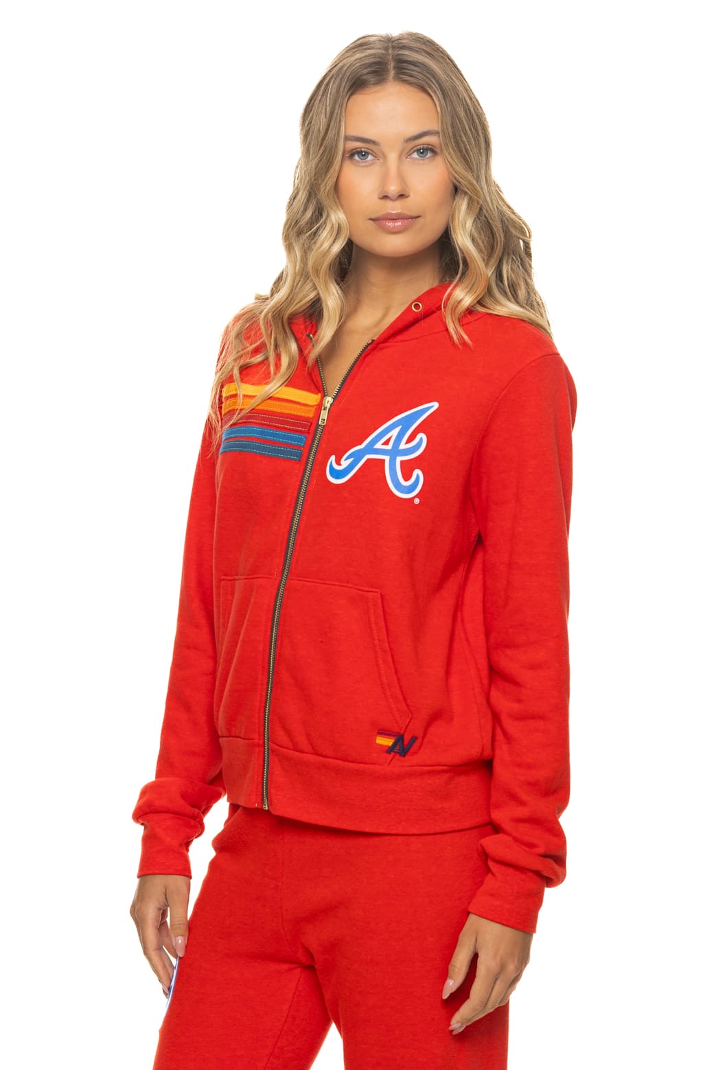 ATLANTA BRAVES 2026 ZIP HOODIE - RED