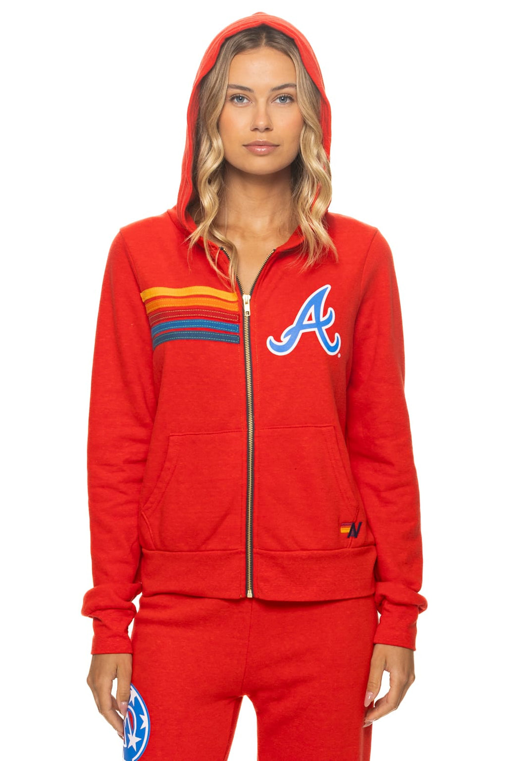 ATLANTA BRAVES 2026 ZIP HOODIE - RED