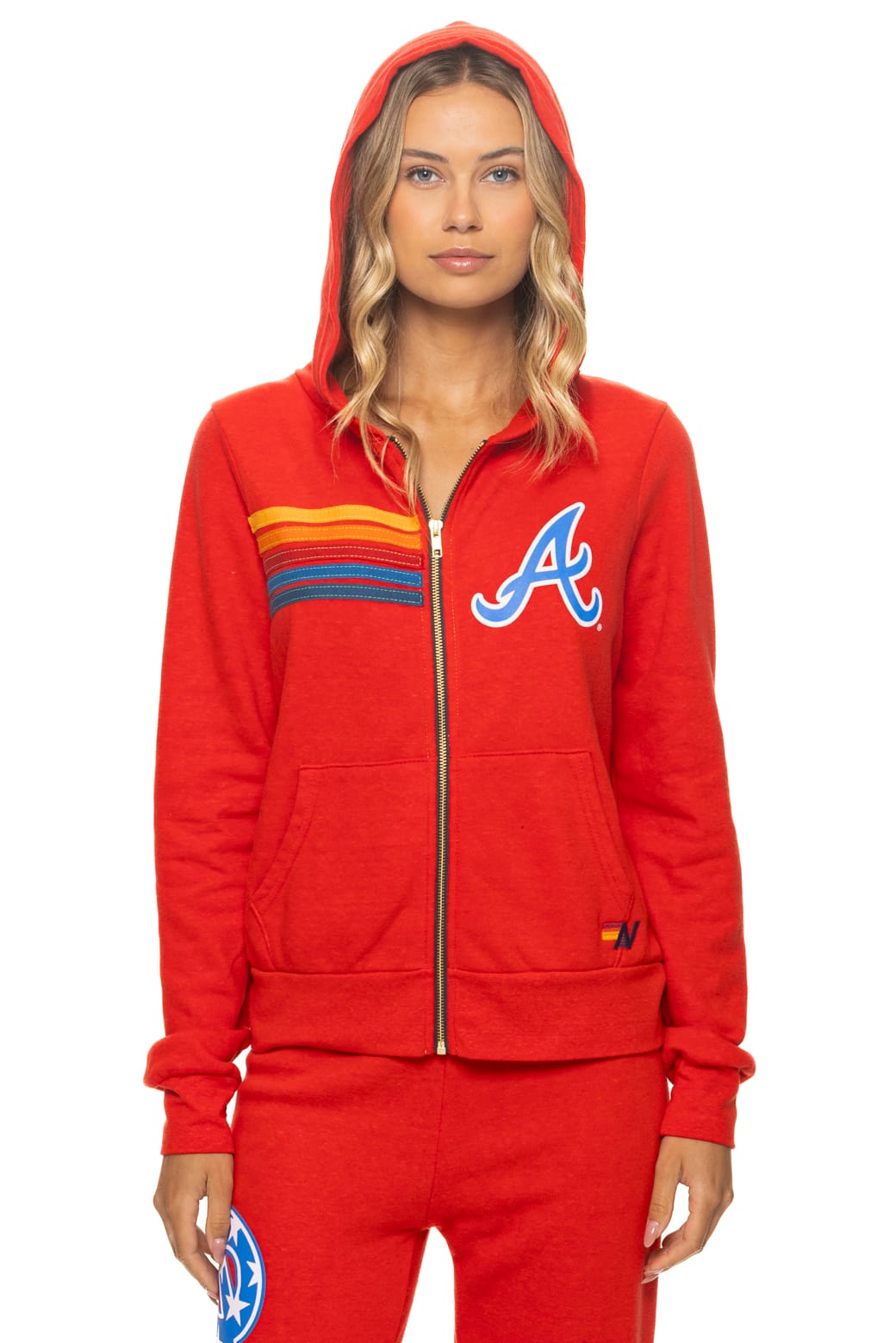 ATLANTA BRAVES 2026 ZIP HOODIE - RED