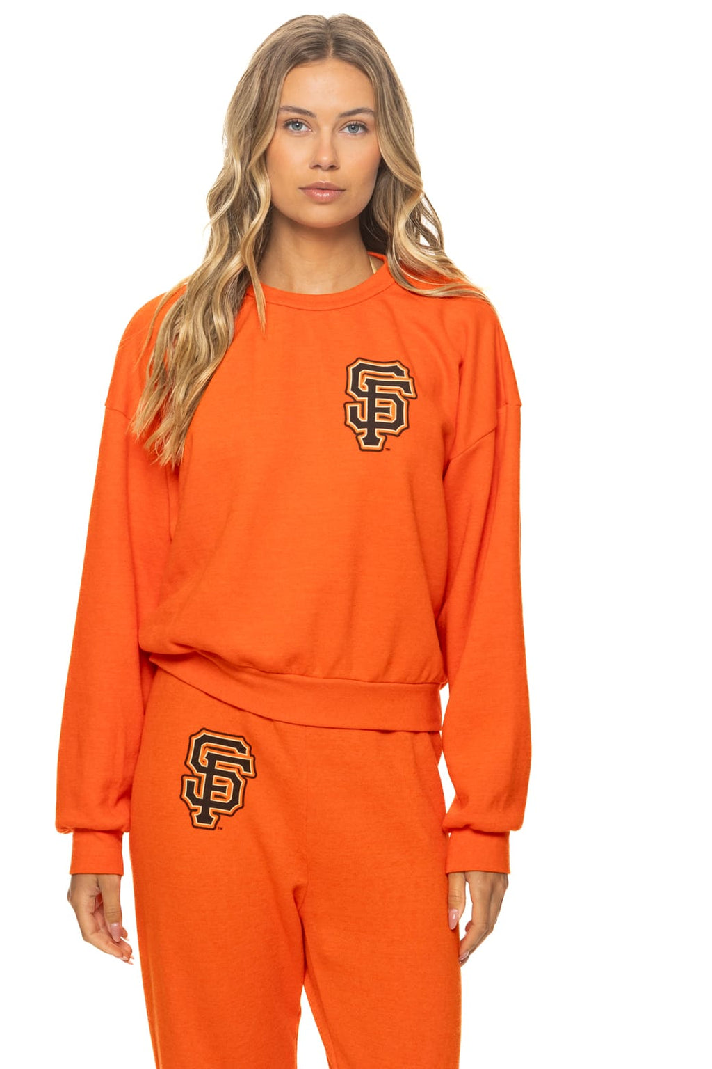 SAN FRANCISCO GIANTS 2026 RELAXED CREW SWEATSHIRT - ORANGE