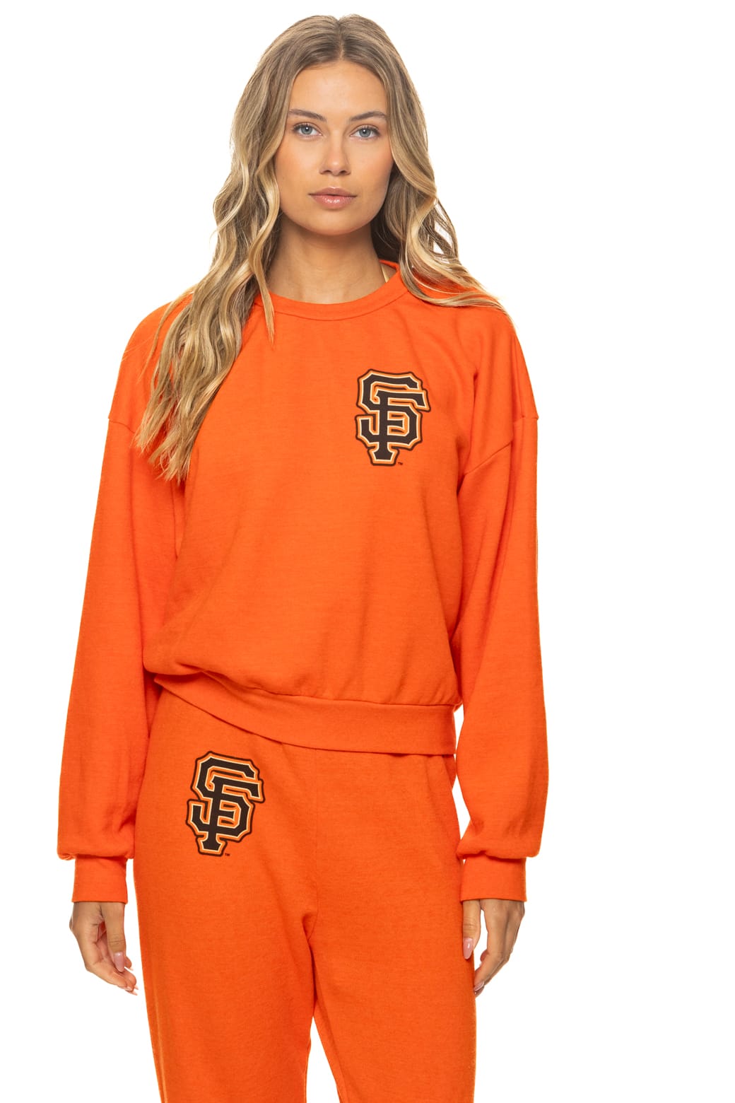 SAN FRANCISCO GIANTS 2026 RELAXED CREW SWEATSHIRT - ORANGE