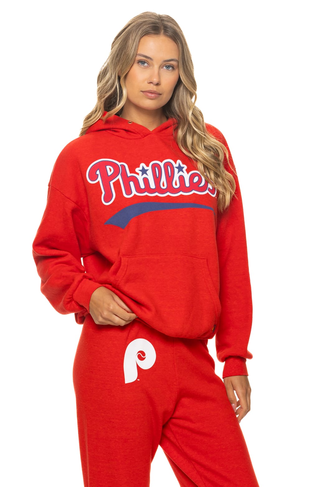 PHILADELPHIA PHILLIES 2026 RELAXED PULLOVER HOODIE - RED