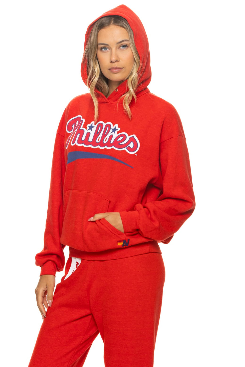 PHILADELPHIA PHILLIES 2026 RELAXED PULLOVER HOODIE - RED