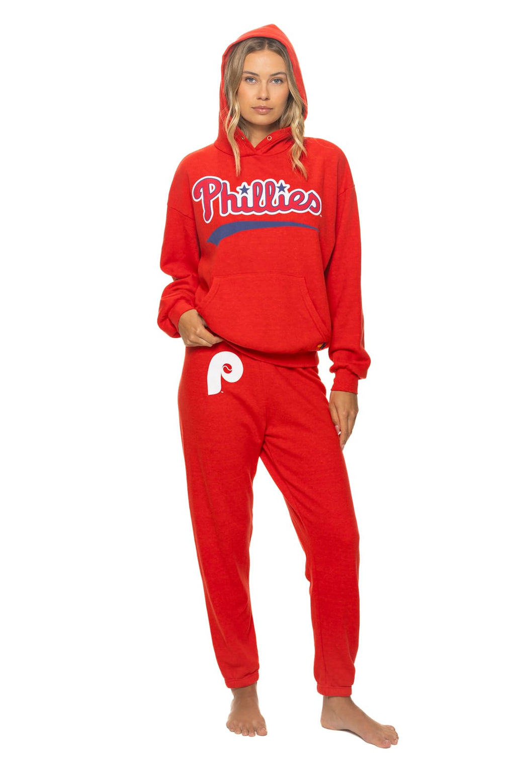 PHILADELPHIA PHILLIES 2026 RELAXED PULLOVER HOODIE - RED