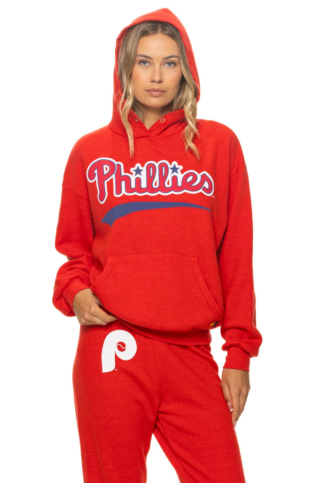 PHILADELPHIA PHILLIES 2026 RELAXED PULLOVER HOODIE - RED