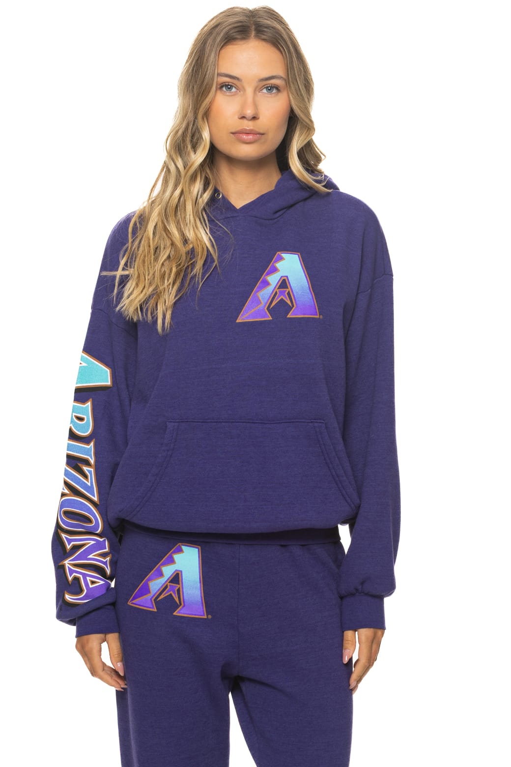 ARIZONA DIAMONDBACKS 2026 RELAXED PULLOVER HOODIE - DEEP PURPLE