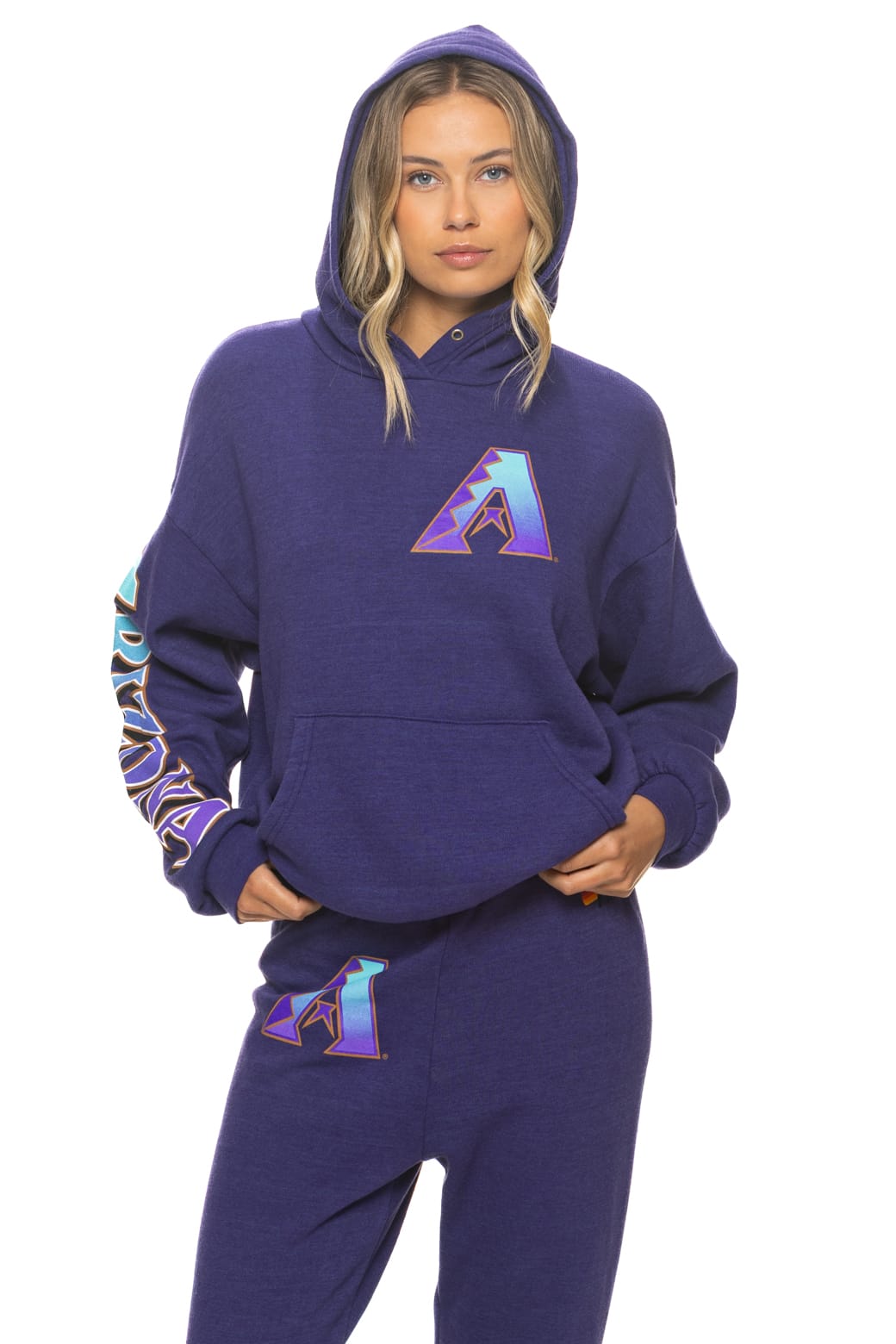ARIZONA DIAMONDBACKS 2026 RELAXED PULLOVER HOODIE - DEEP PURPLE