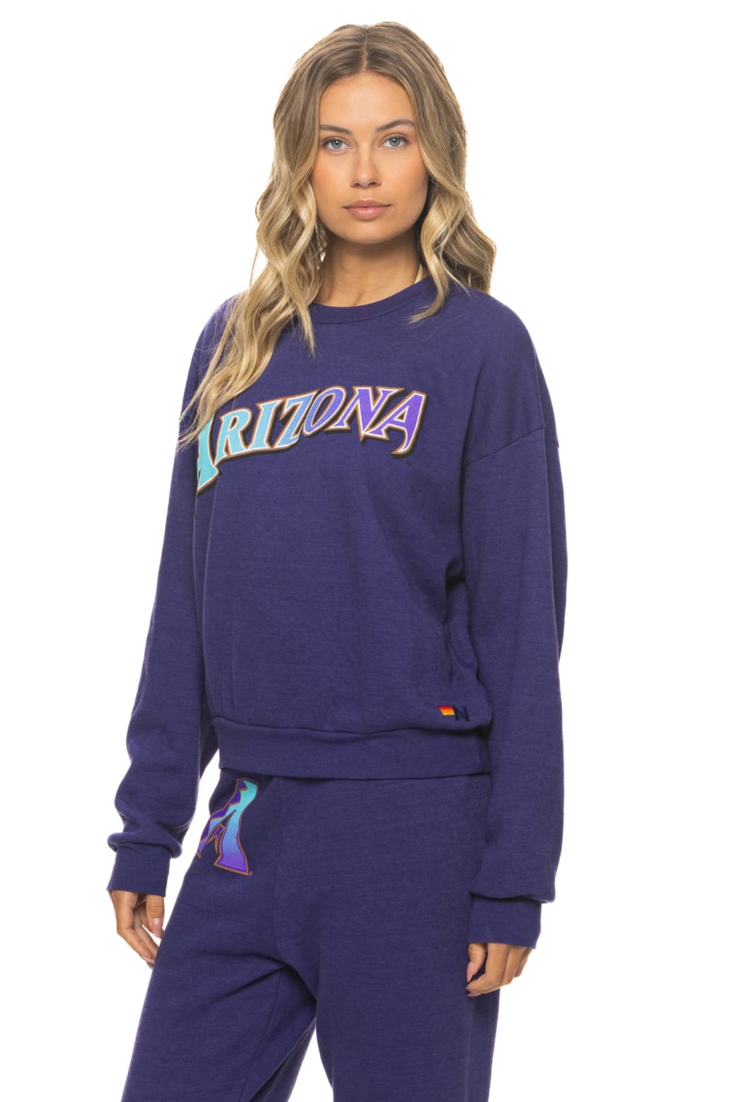 ARIZONA DIAMONDBACKS 2026 RELAXED CREW SWEATSHIRT - DEEP PURPLE