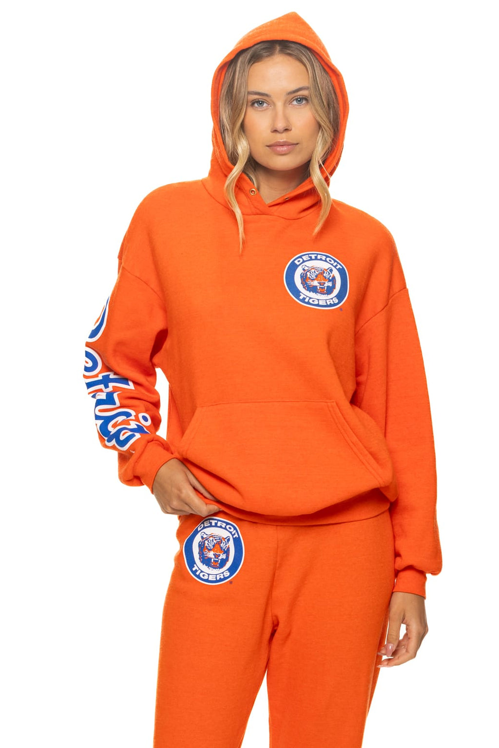 DETROIT TIGERS 2026 RELAXED PULLOVER HOODIE - ORANGE