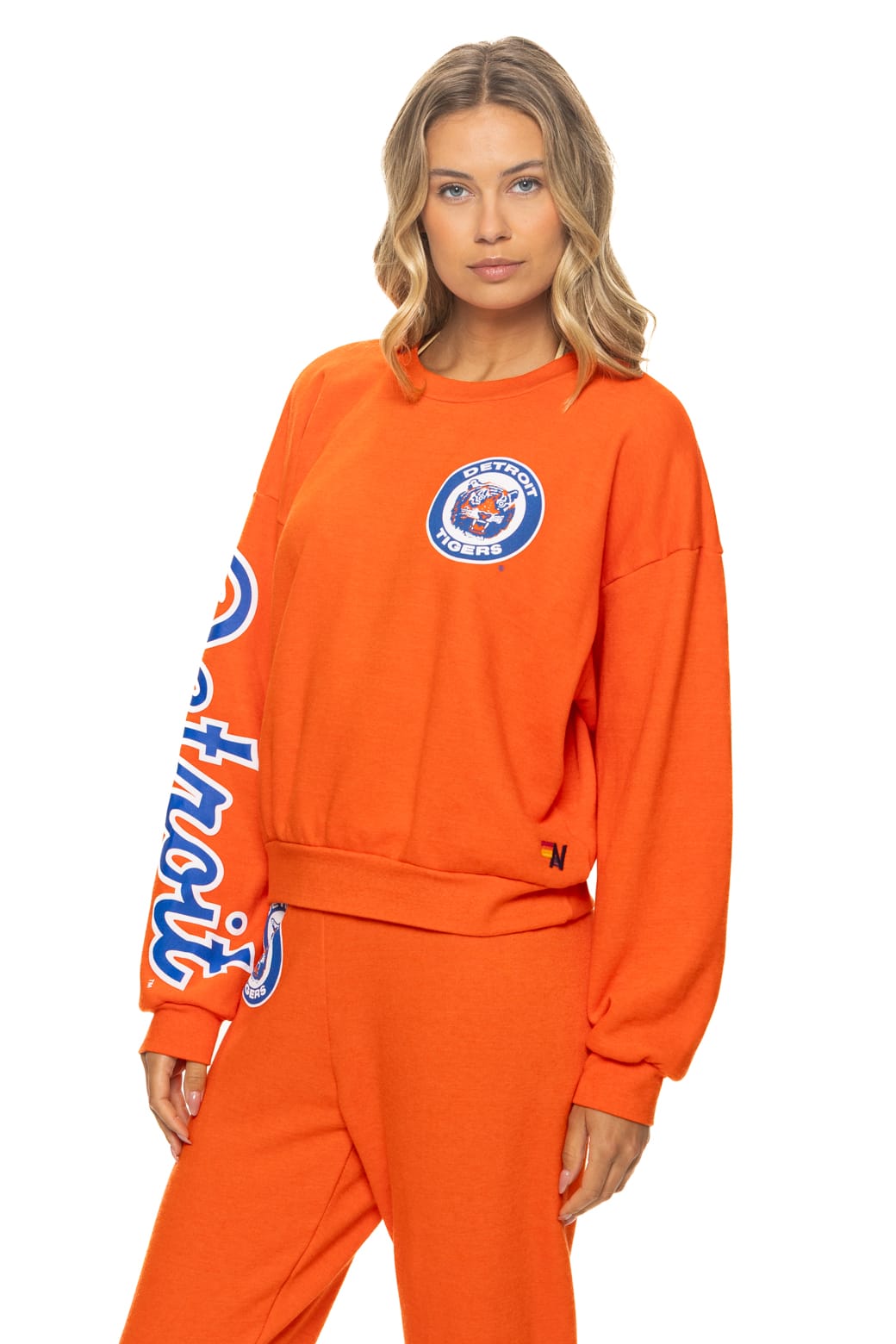 DETROIT TIGERS 2026 RELAXED CREW SWEATSHIRT - ORANGE