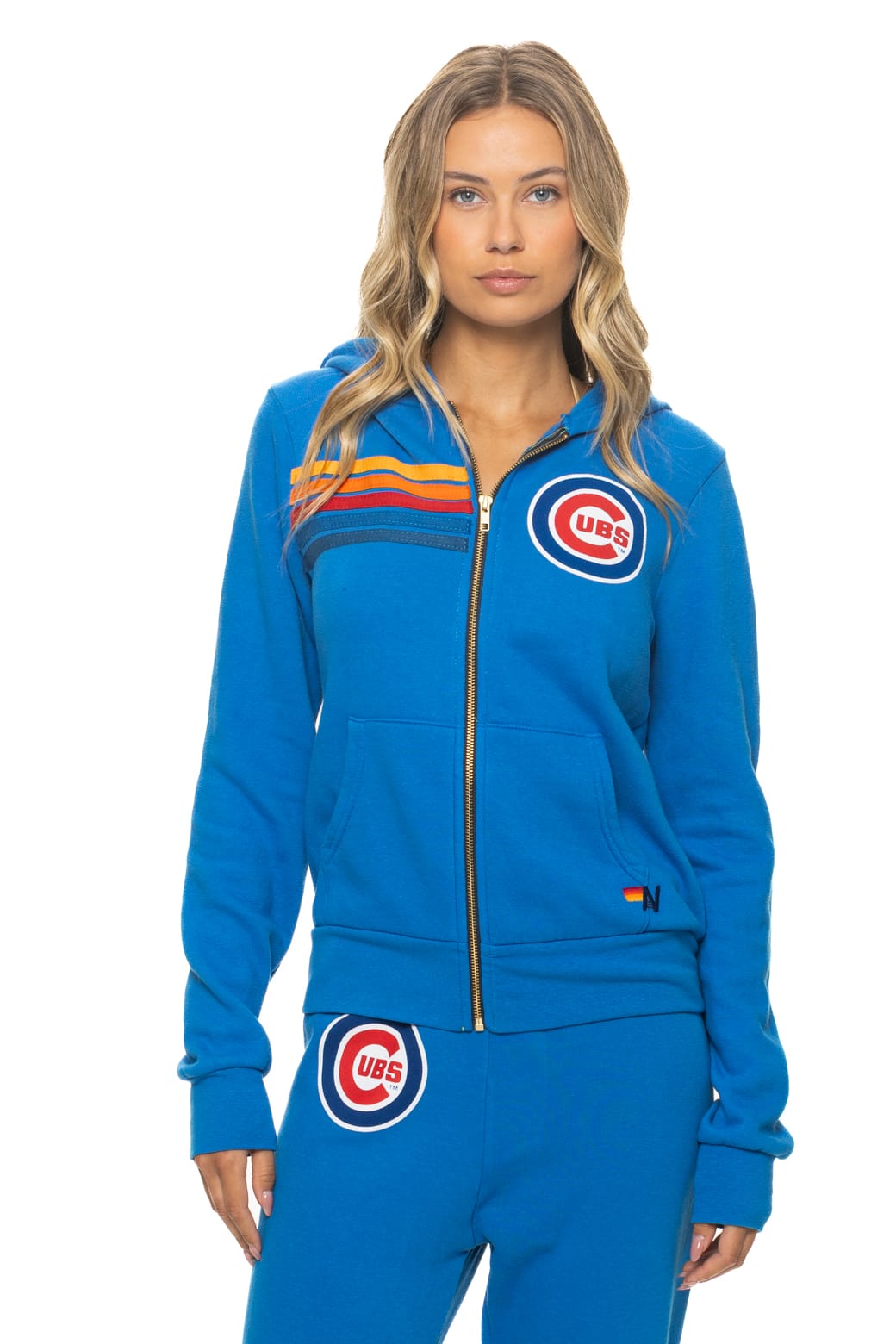 CHICAGO CUBS 2026 ZIP HOODIE - ADVENTURE BLUE