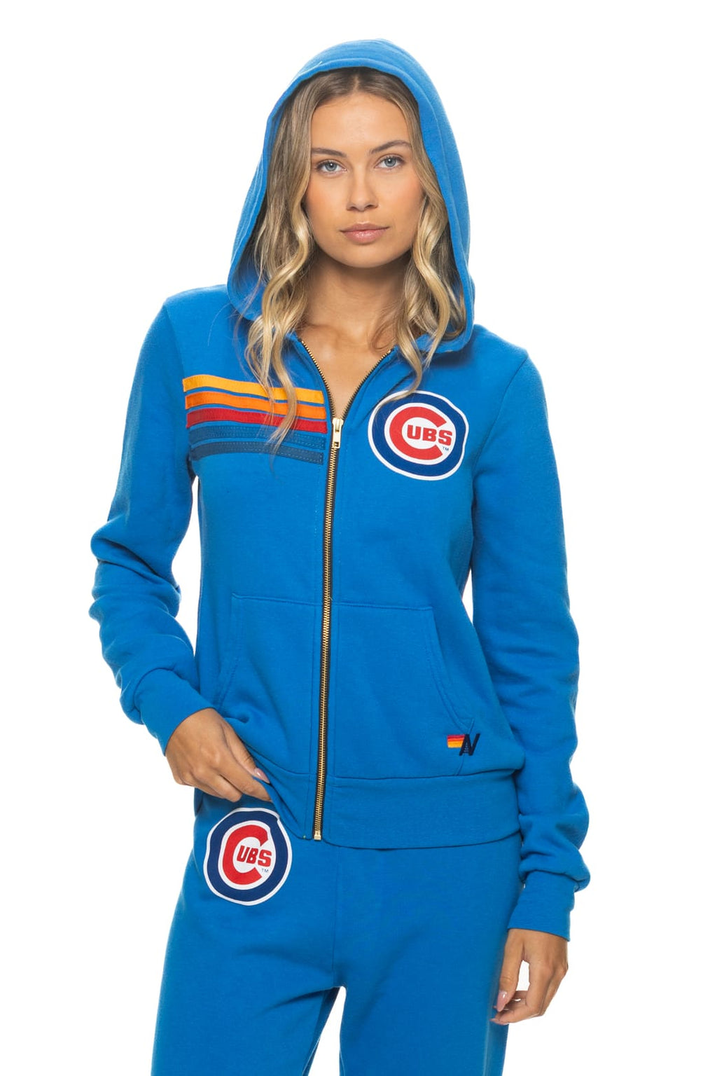 CHICAGO CUBS 2026 ZIP HOODIE - ADVENTURE BLUE