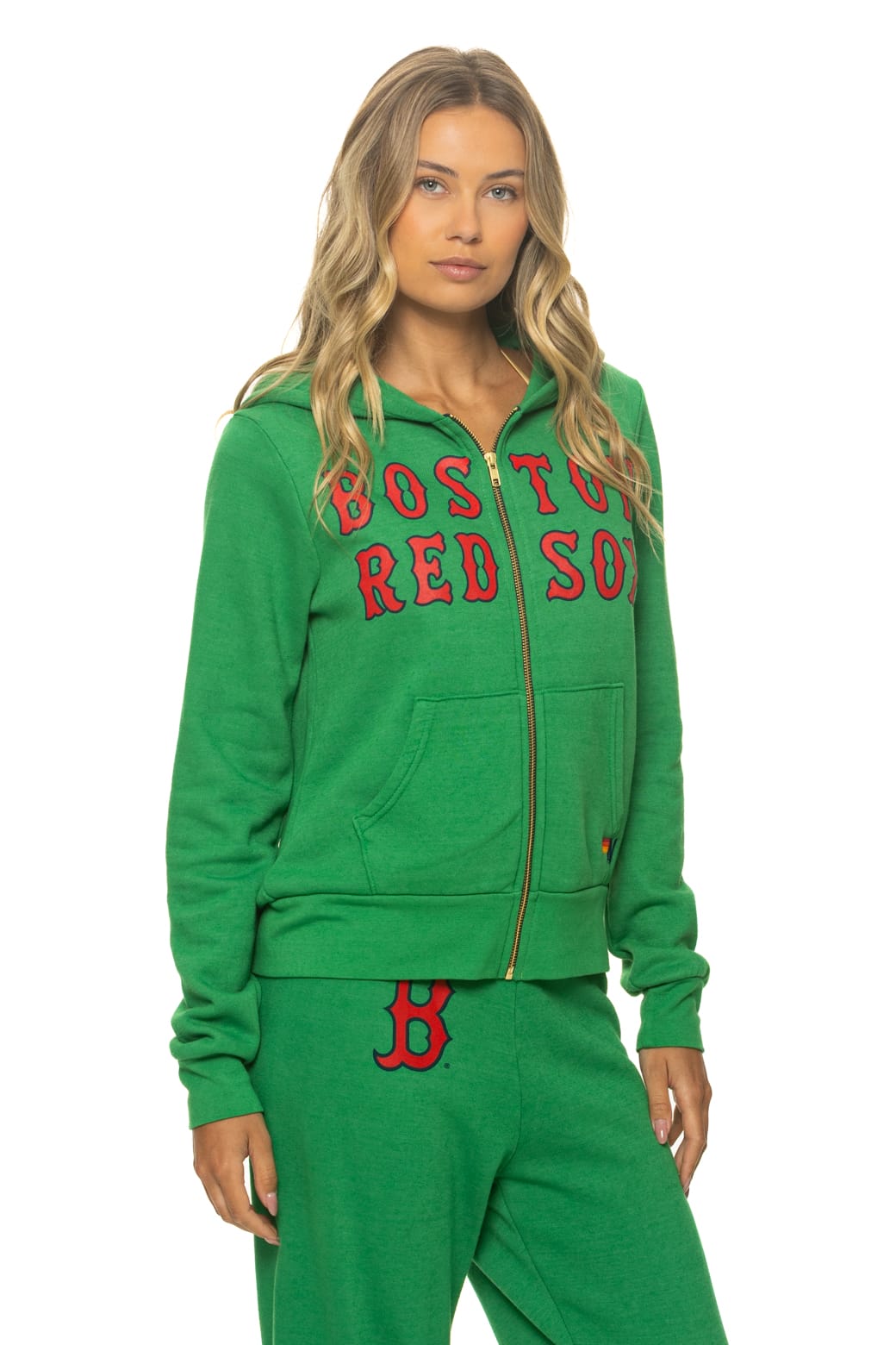 BOSTON RED SOX 2026 ZIP HOODIE - KELLY GREEN