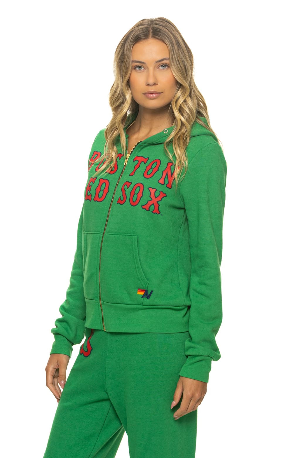 BOSTON RED SOX 2026 ZIP HOODIE - KELLY GREEN