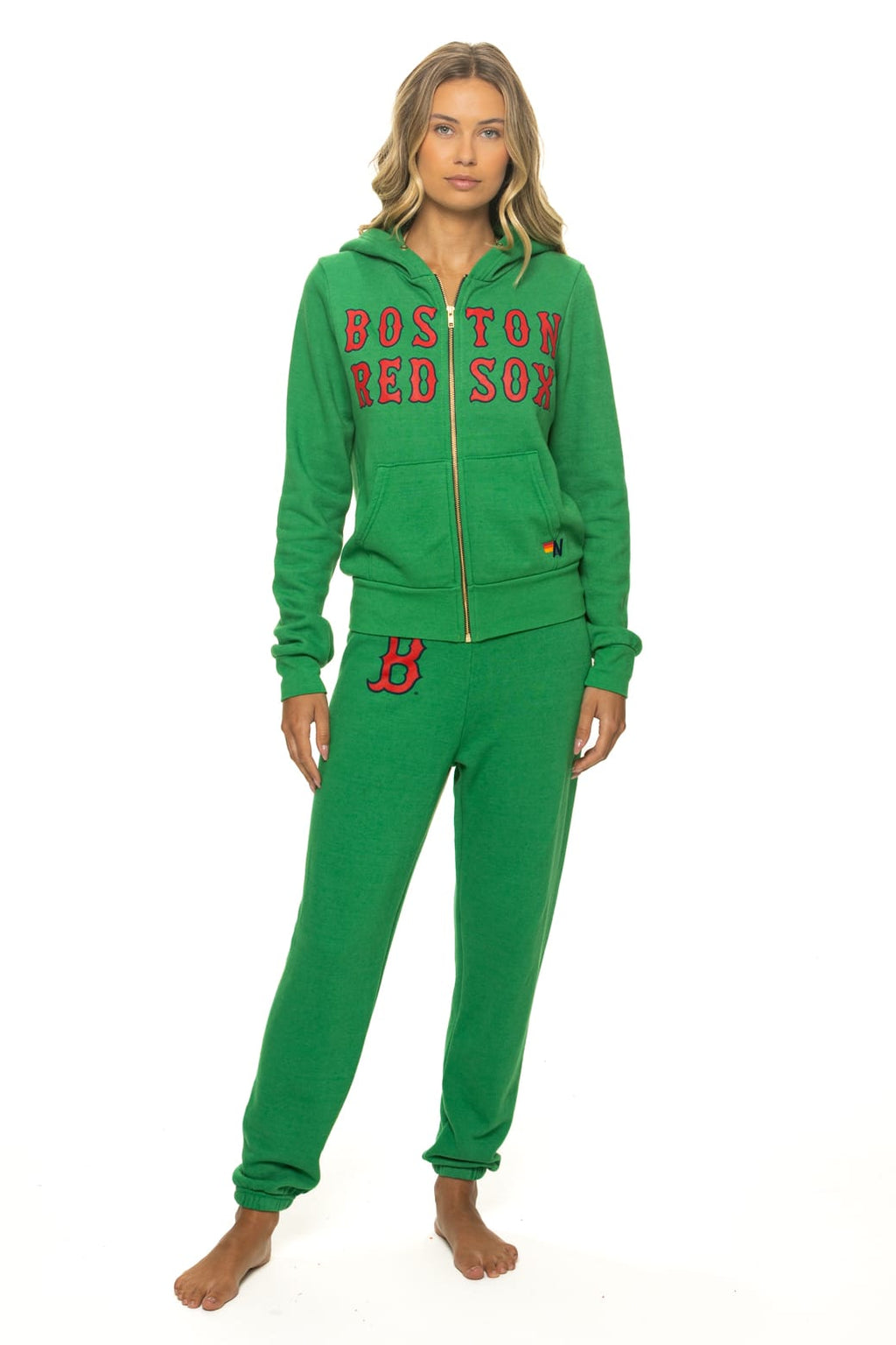 BOSTON RED SOX 2026 ZIP HOODIE - KELLY GREEN