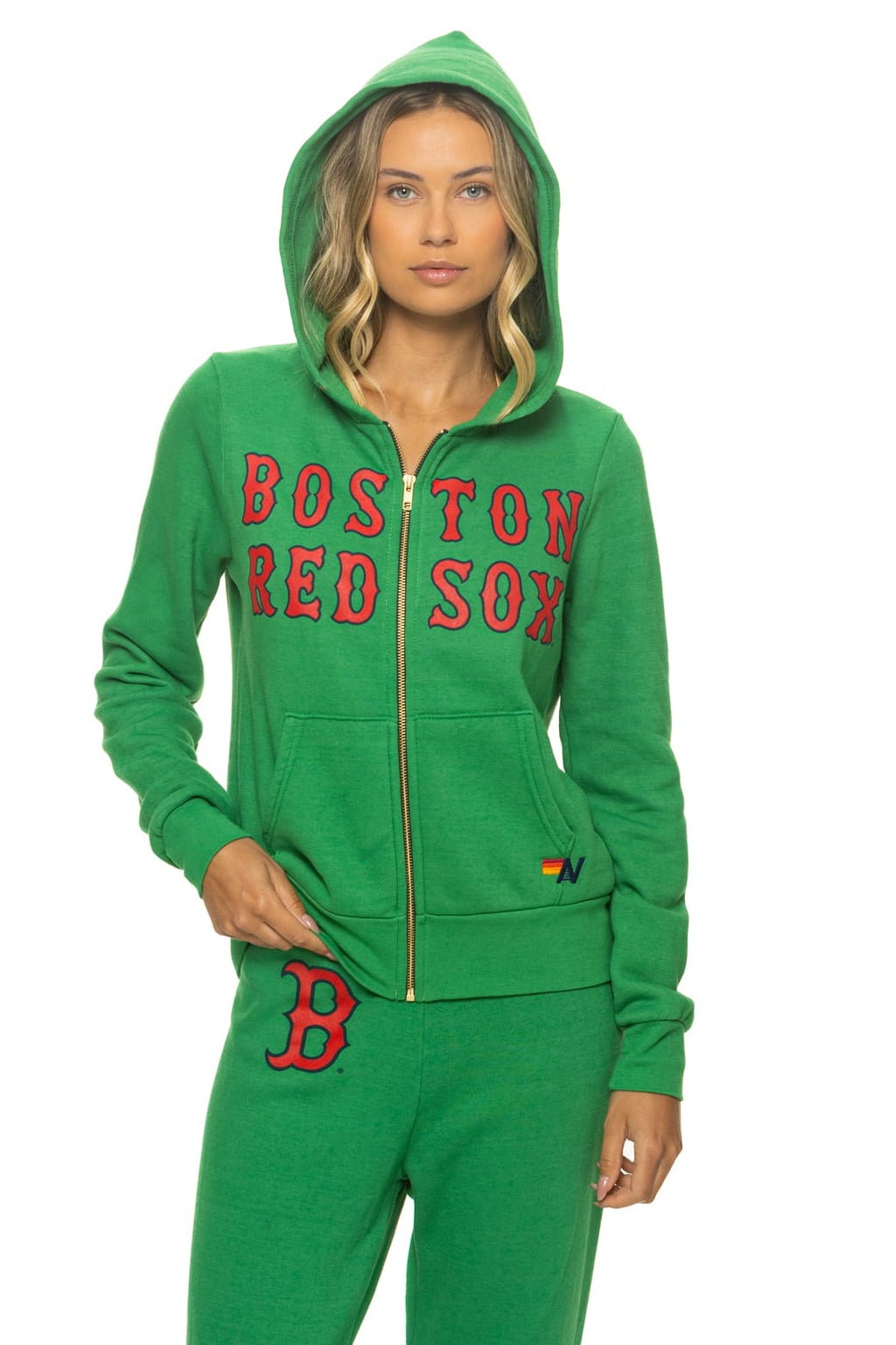 BOSTON RED SOX 2026 ZIP HOODIE - KELLY GREEN