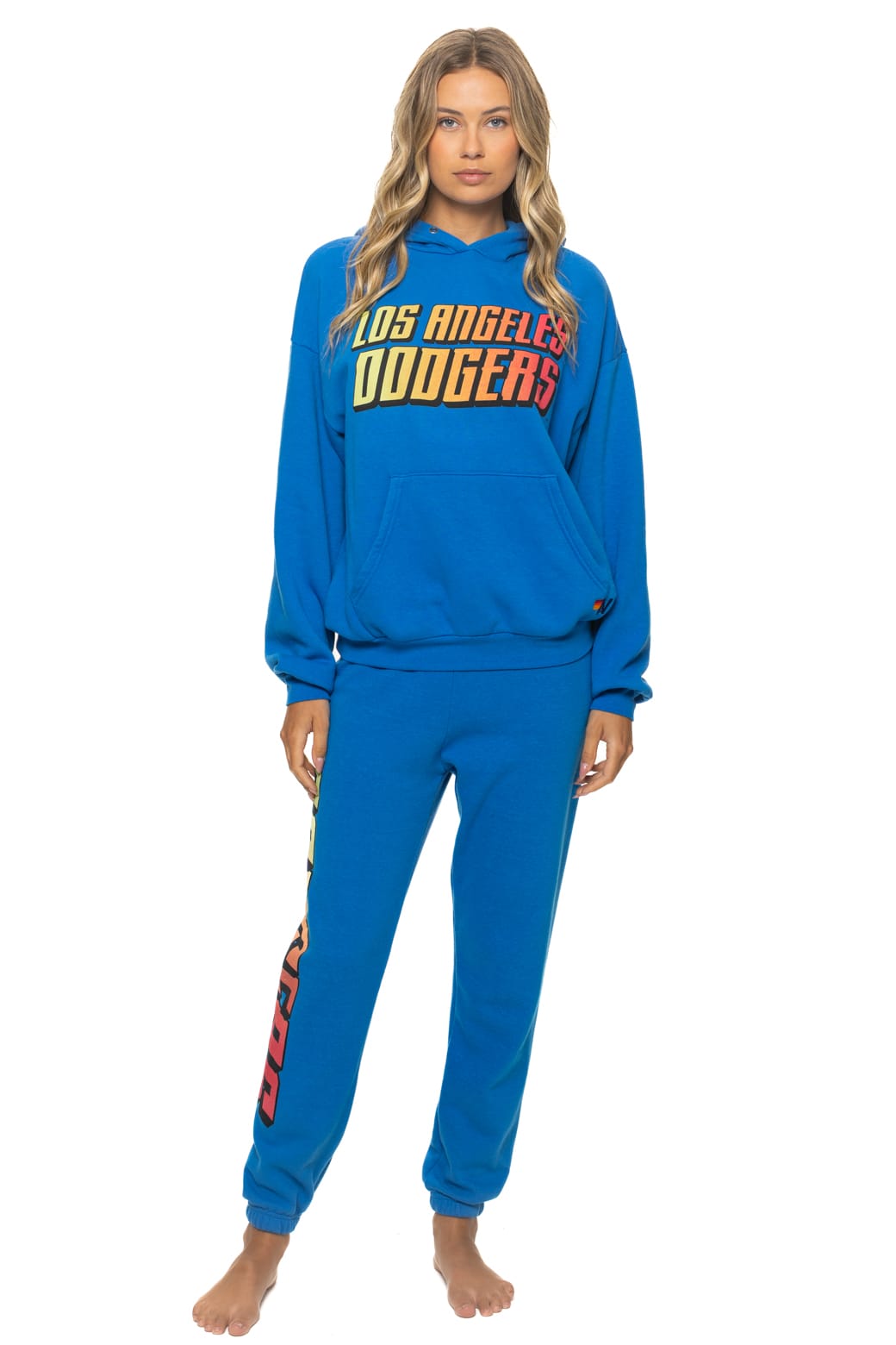 LOS ANGELES DODGERS 2026 RELAXED PULLOVER HOODIE - OCEAN
