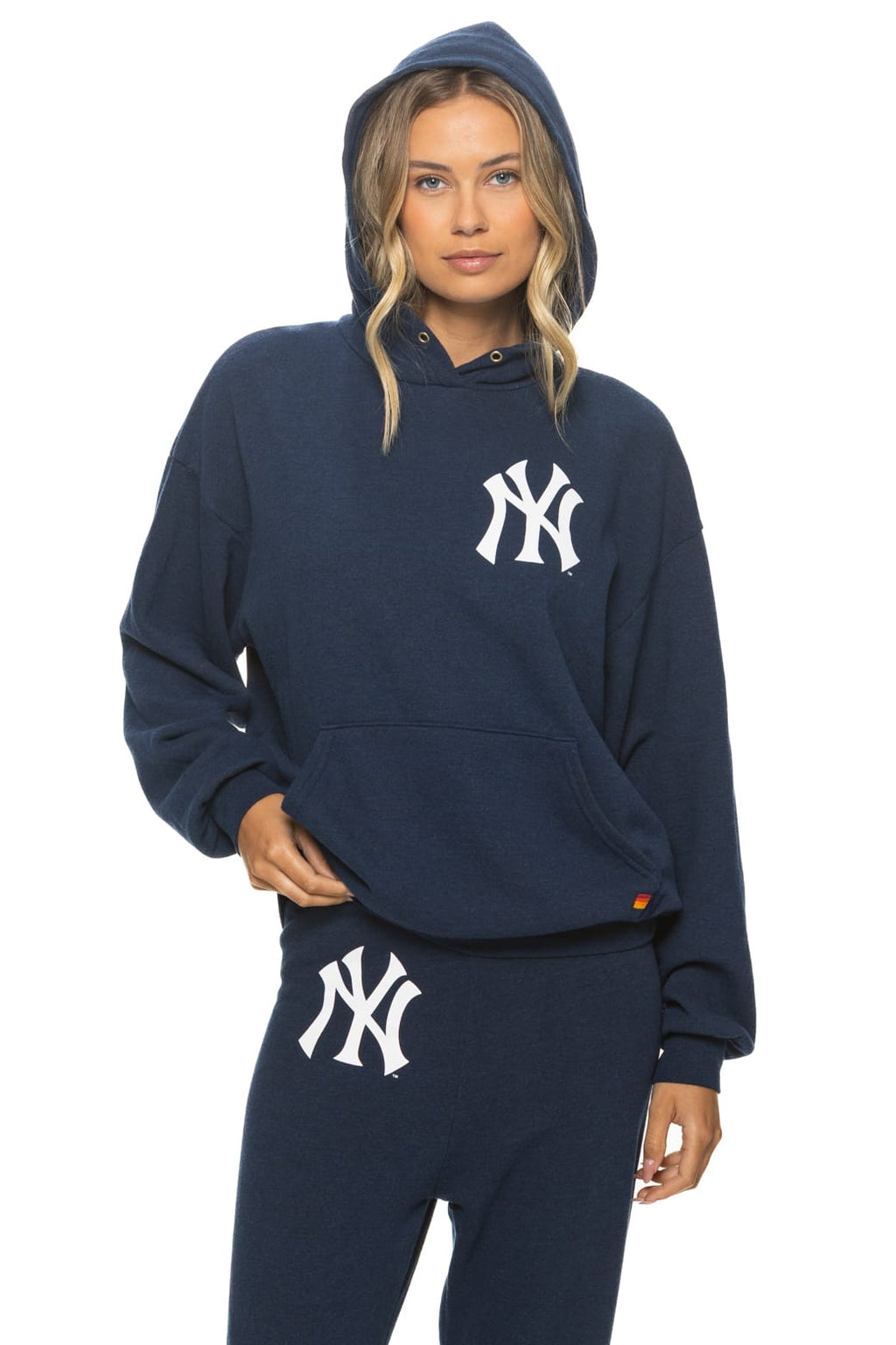 NEW YORK YANKEES 2026 RELAXED PULLOVER HOODIE - NAVY