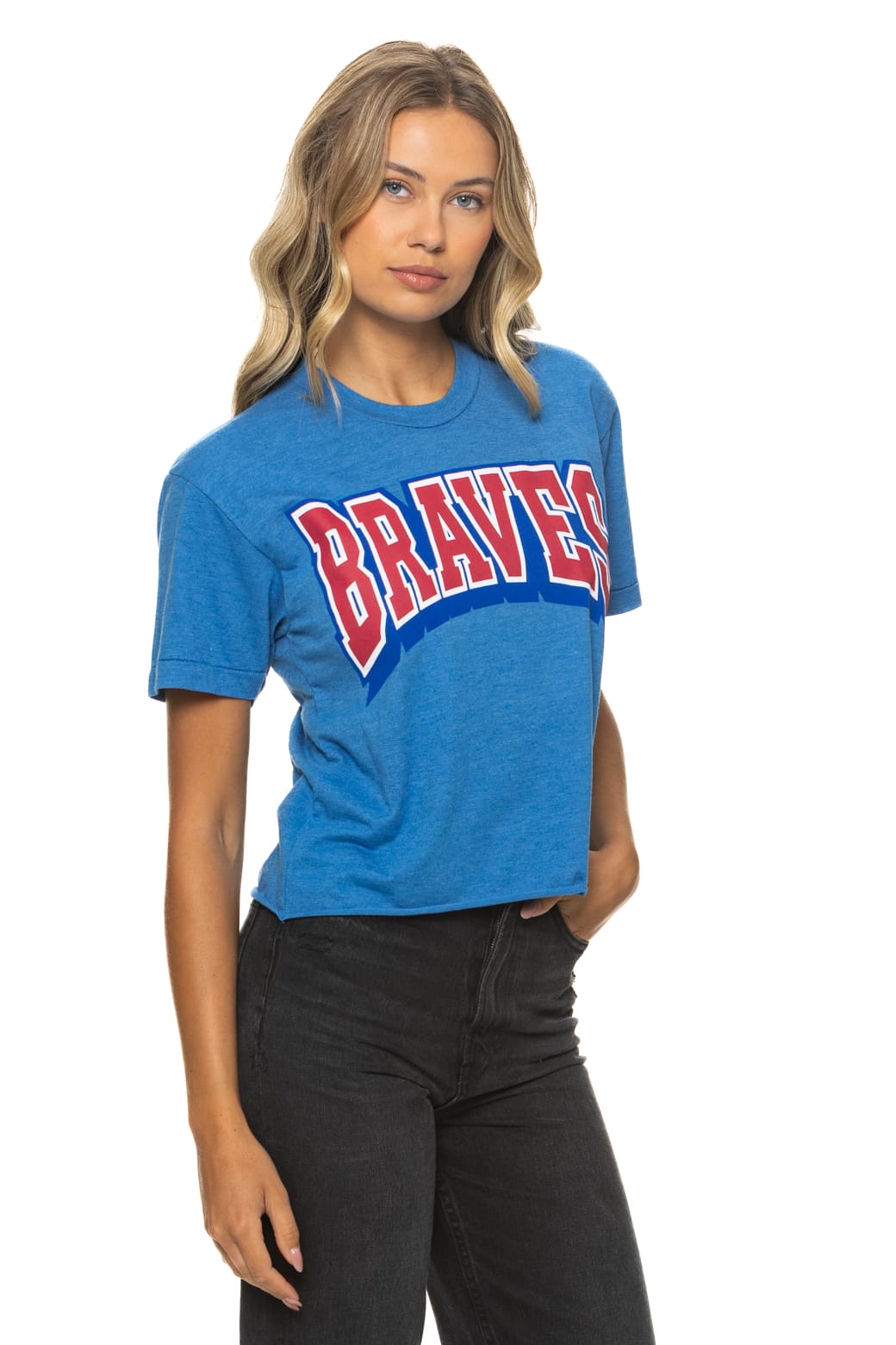 ATLANTA BRAVES 2026 BOYFRIEND TEE - COBALT