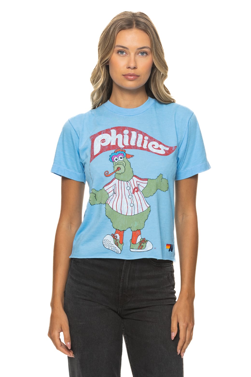 PHILLIES FANATIC BOYFRIEND TEE - SKY