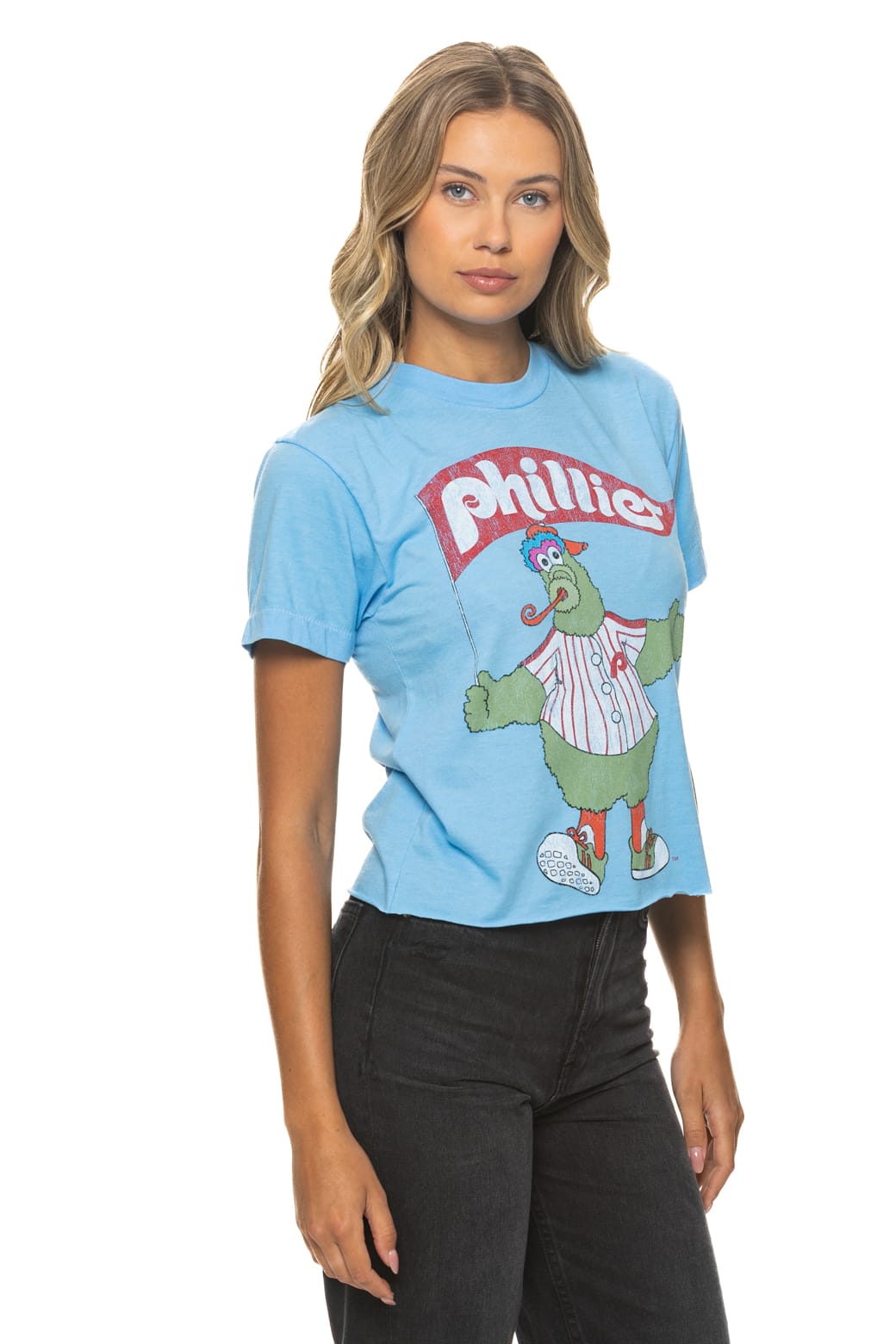 PHILLIES FANATIC BOYFRIEND TEE - SKY