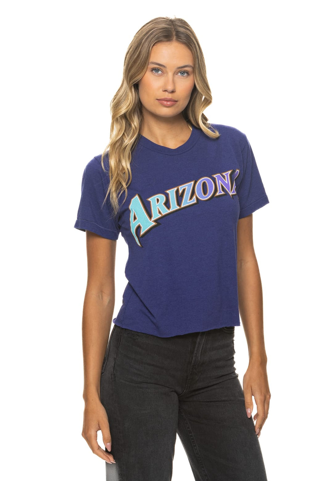 ARIZONA DIAMONDBACKS 2026 BOYFRIEND TEE - DEEP PURPLE