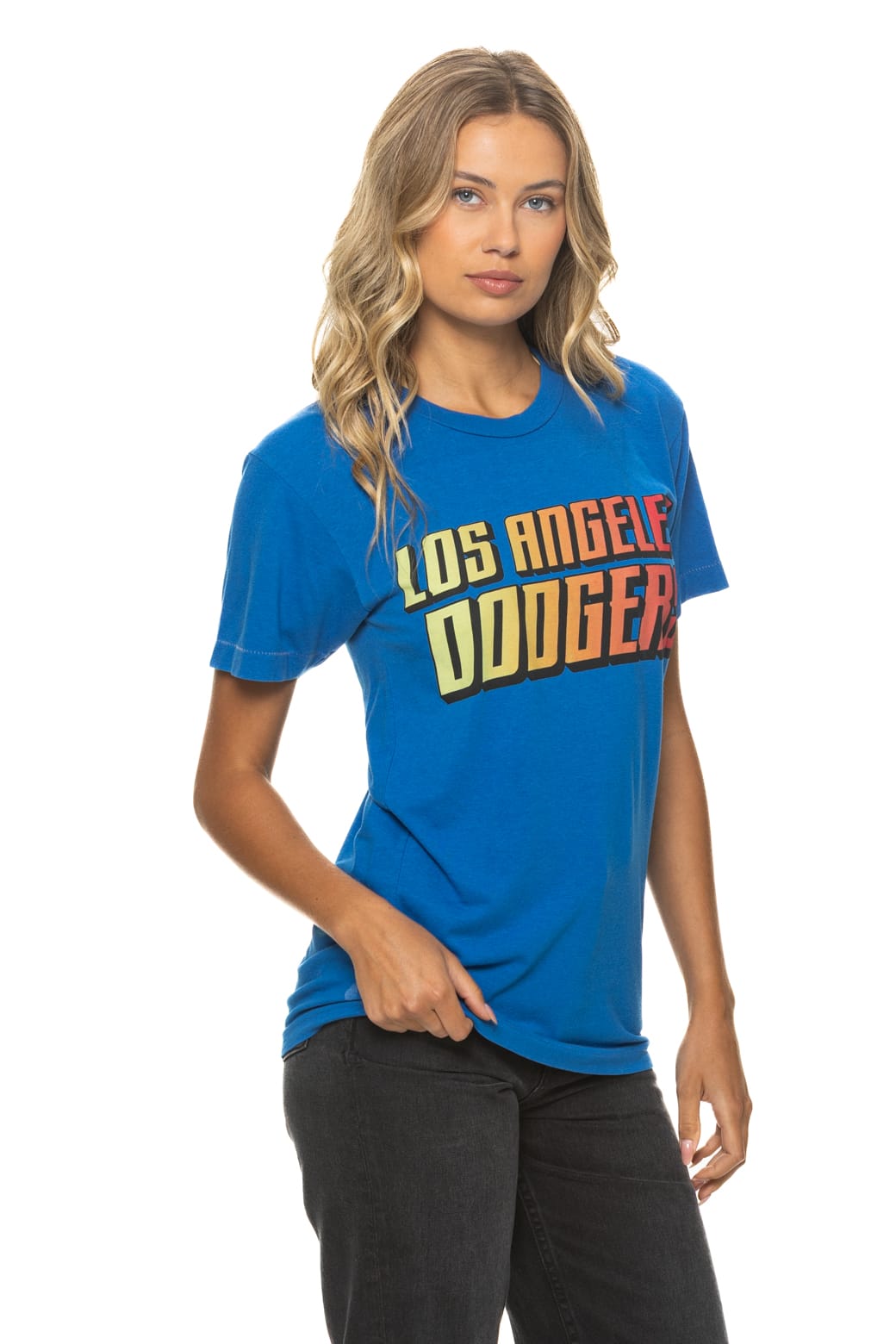 LOS ANGELES DODGERS 2026 CREW TEE - OCEAN